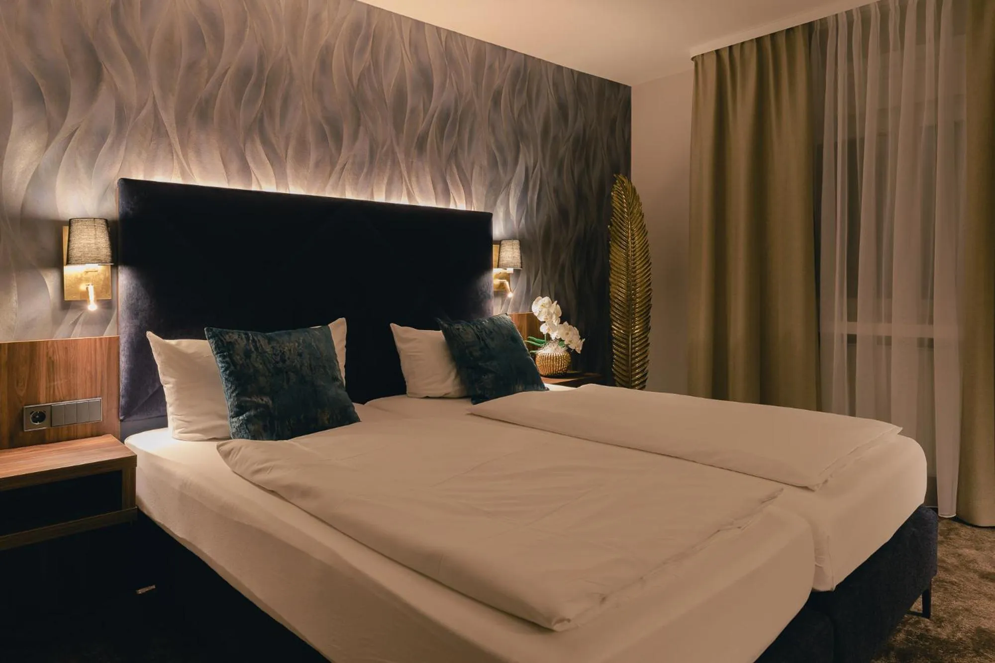 Bed in Hotel & Restaurant Rose