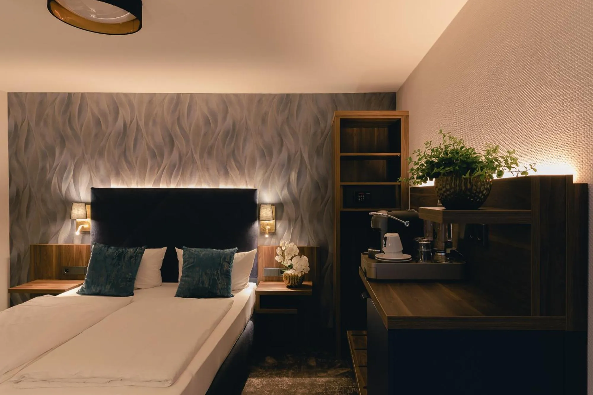 Bed in Hotel & Restaurant Rose