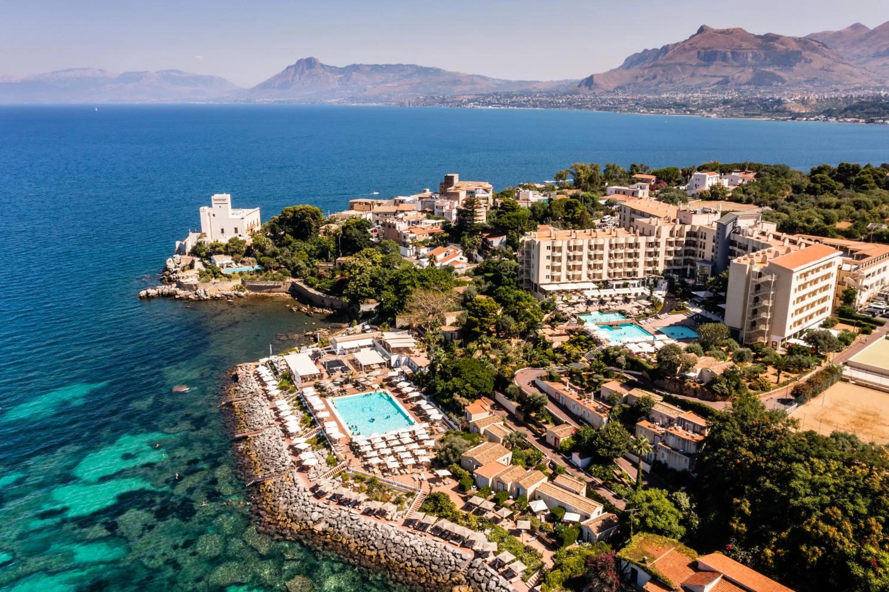 Bird's eye view in Domina Zagarella Sicily