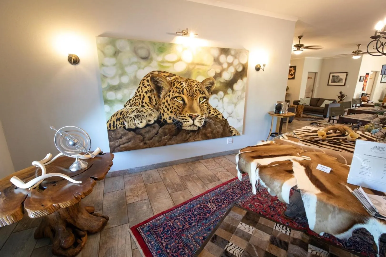 Lobby or reception in The Belgium Inn