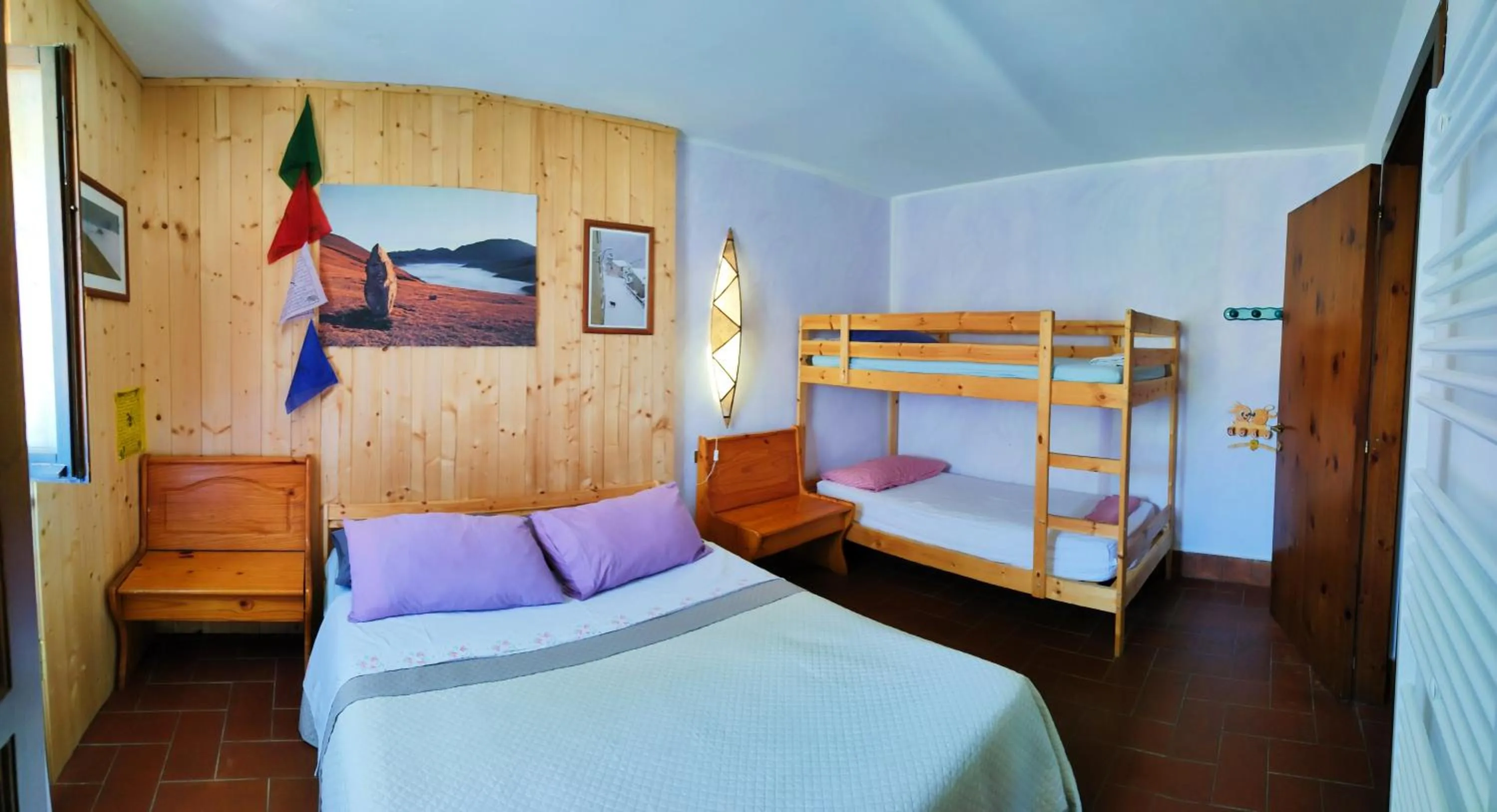 Photo of the whole room, Bed in B&B Bivacco Frasassi climbing & trail running house