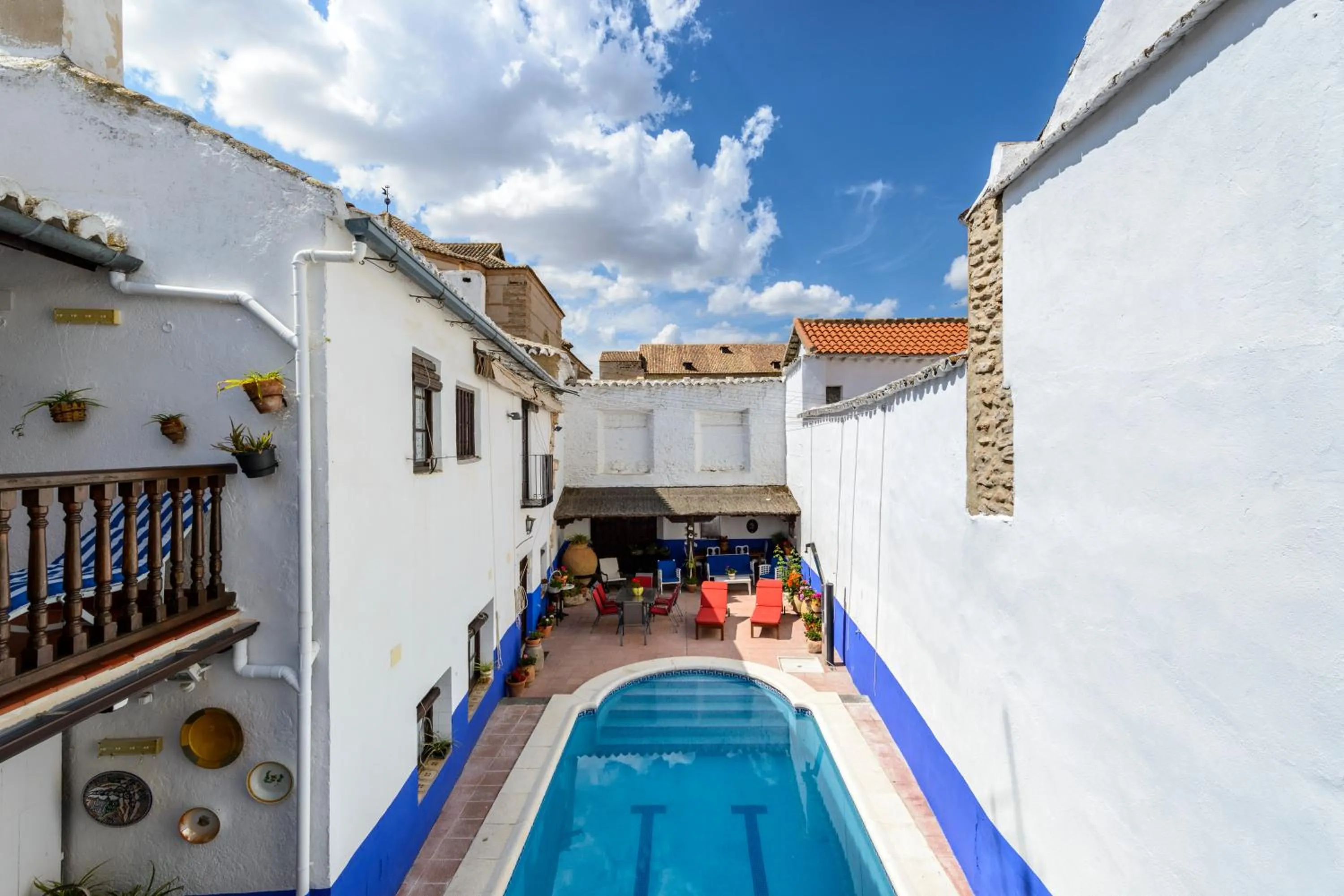 Pool view in Hotel Rural Tia Pilar