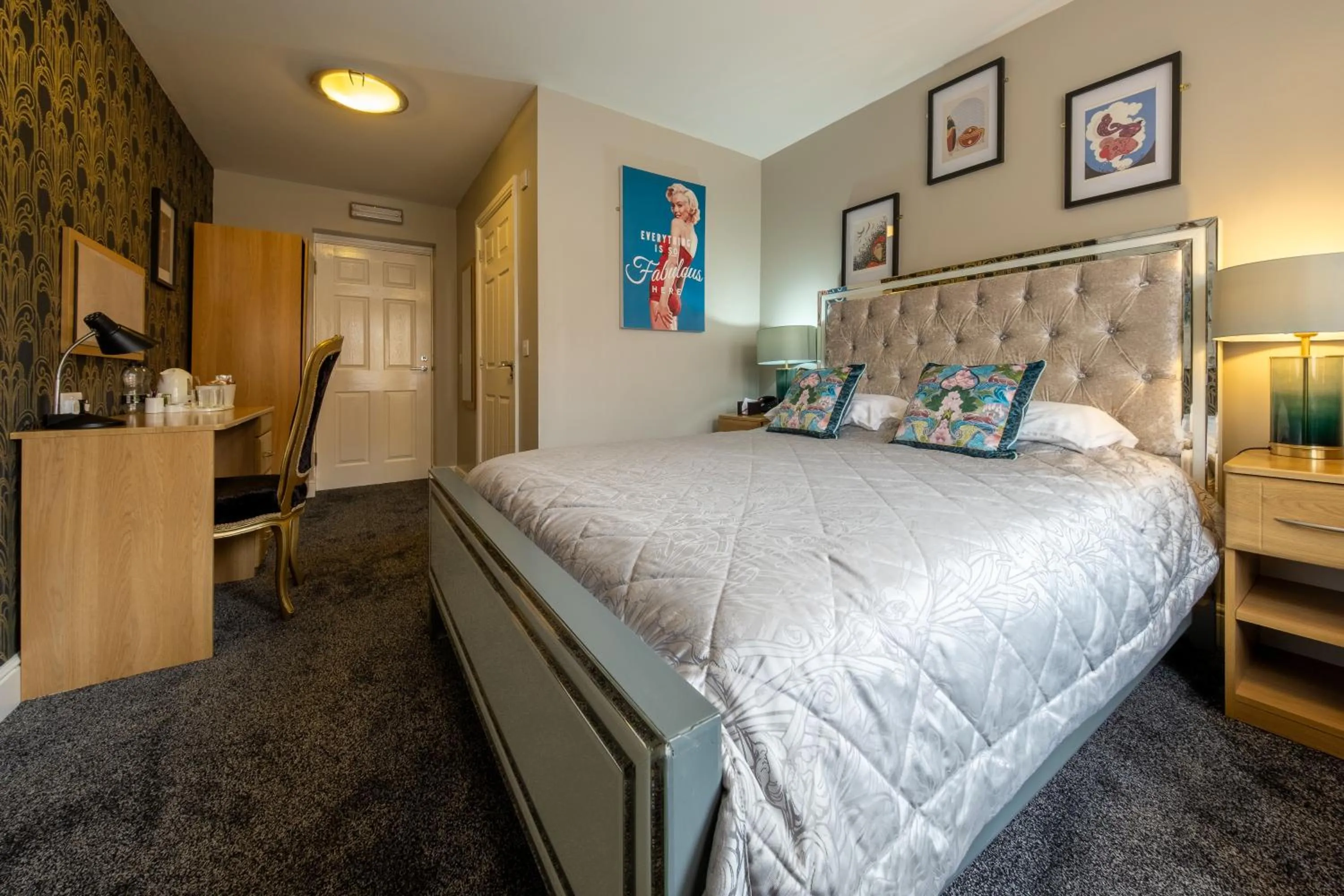 Bedroom, Bed in Brockley Hall Hotel