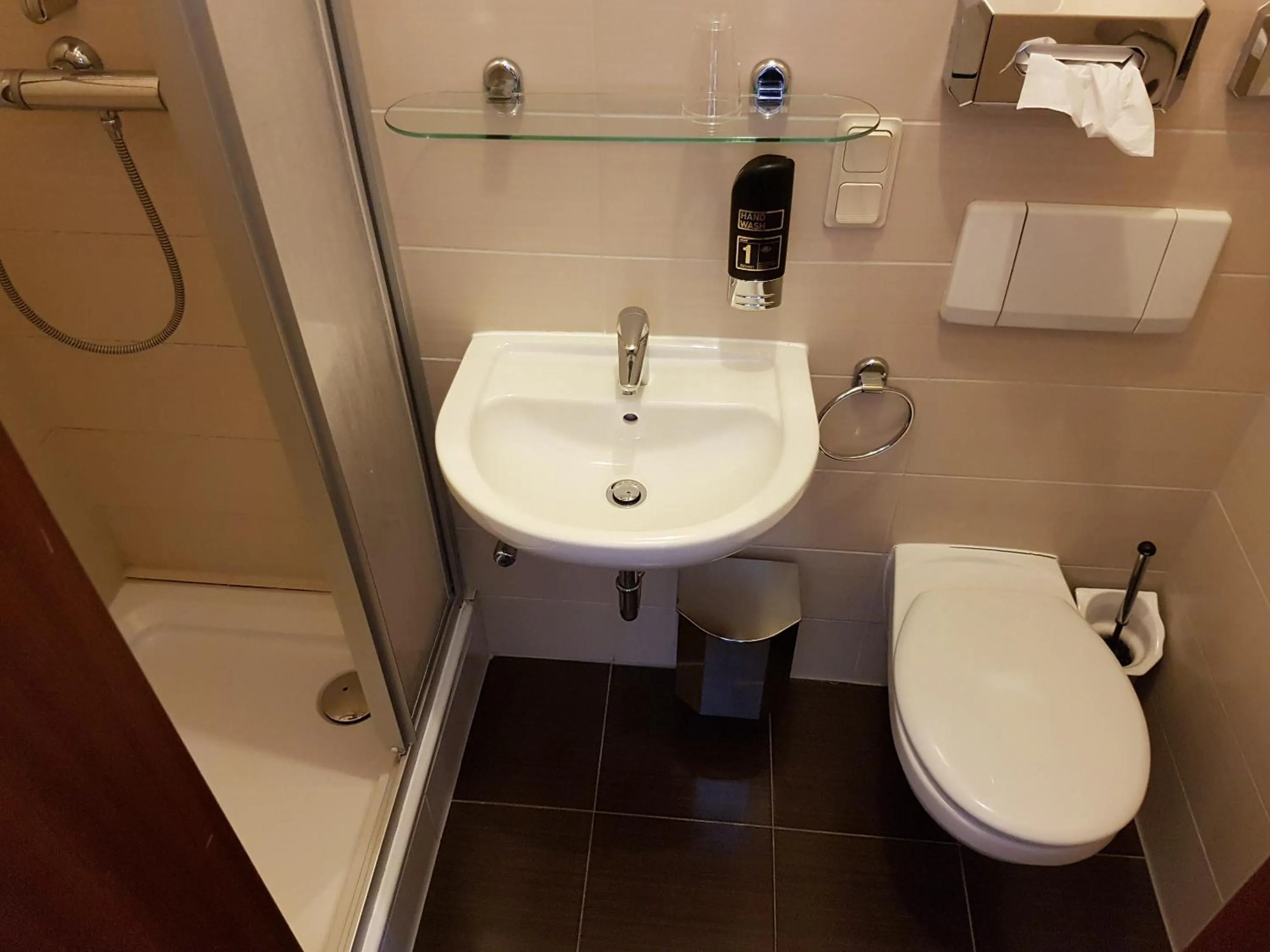 Bathroom in Hotel - Restaurant Sophienaue