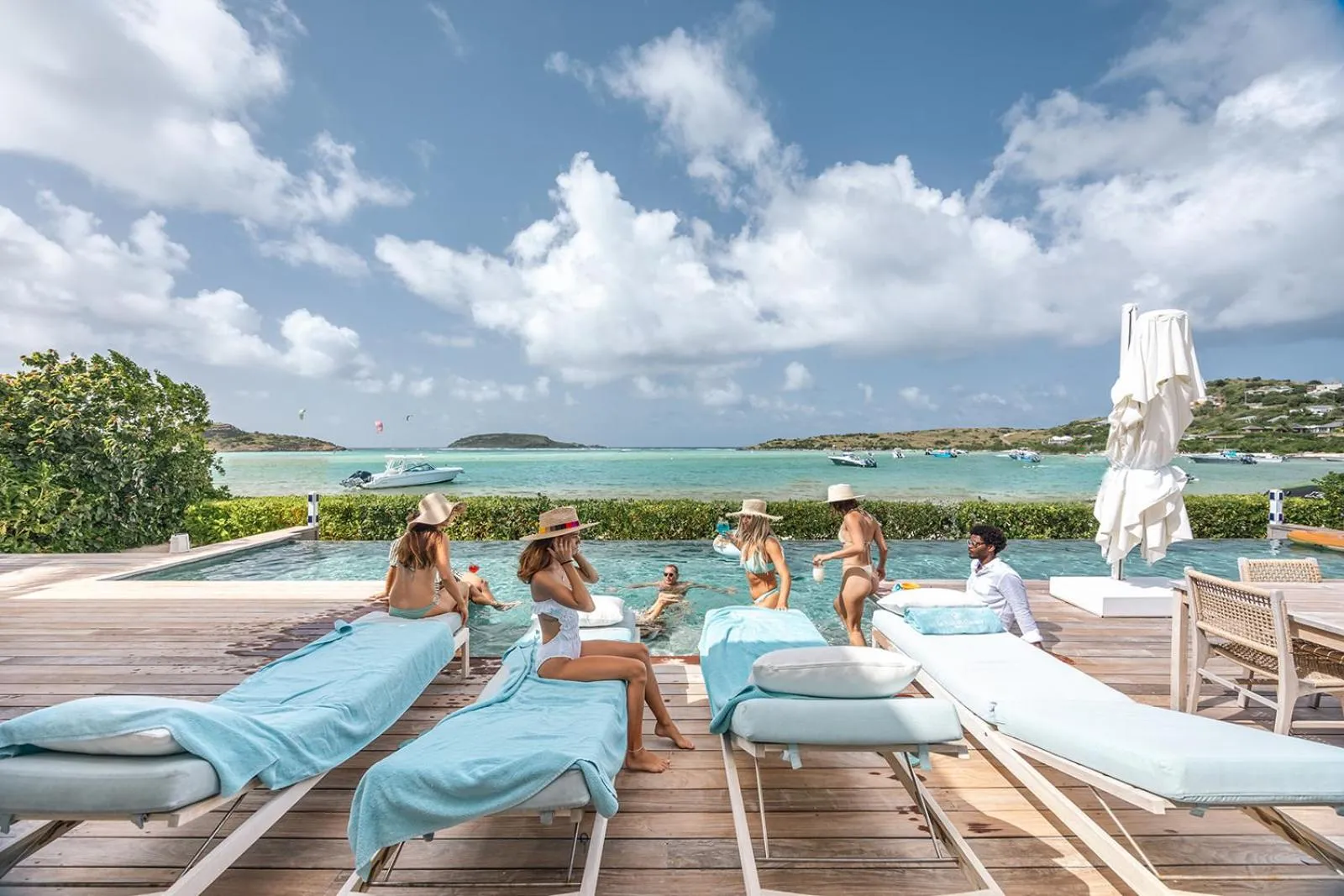 Swimming pool in Le Barthélemy Hotel & Spa