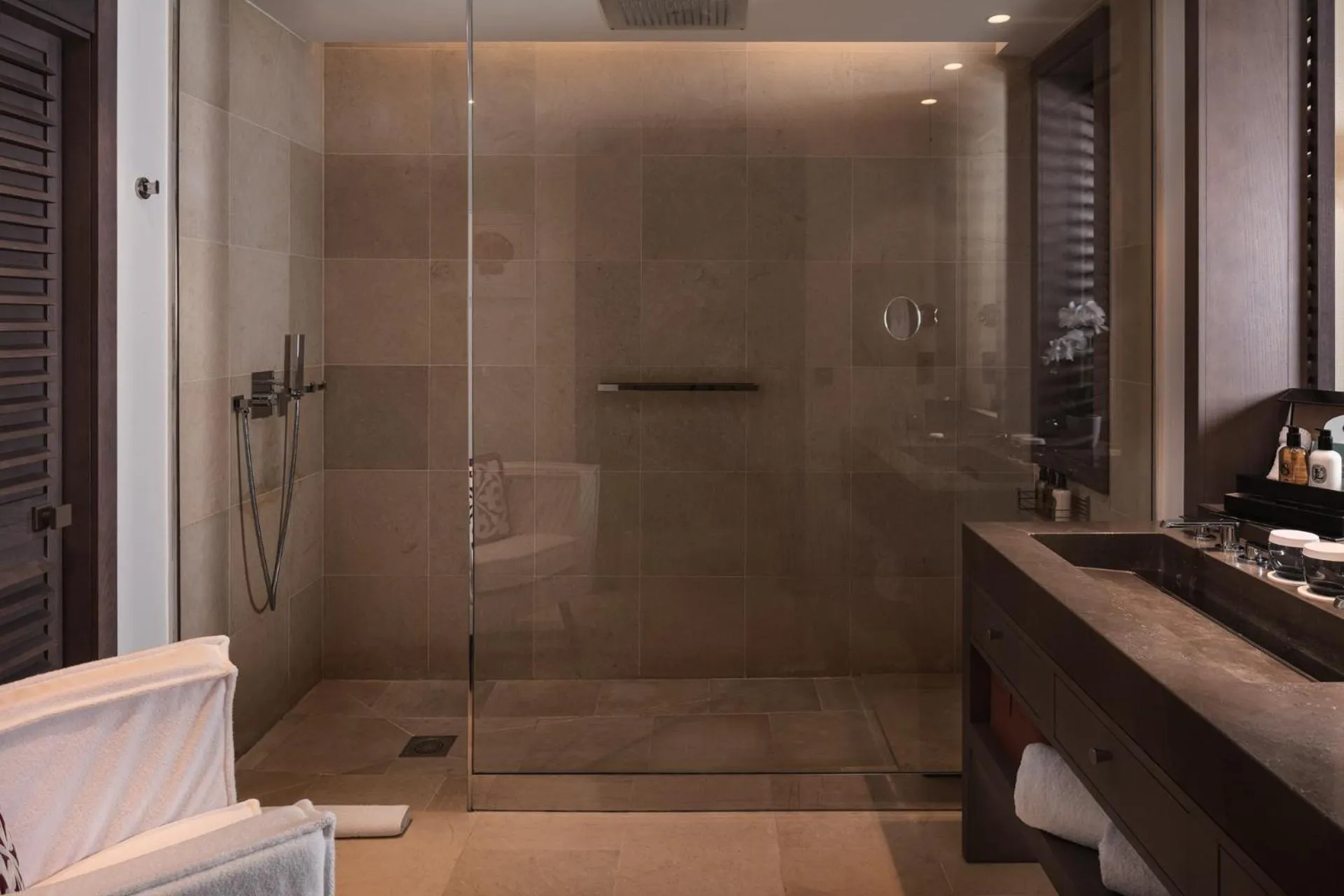 Shower in Le Barthélemy Hotel & Spa