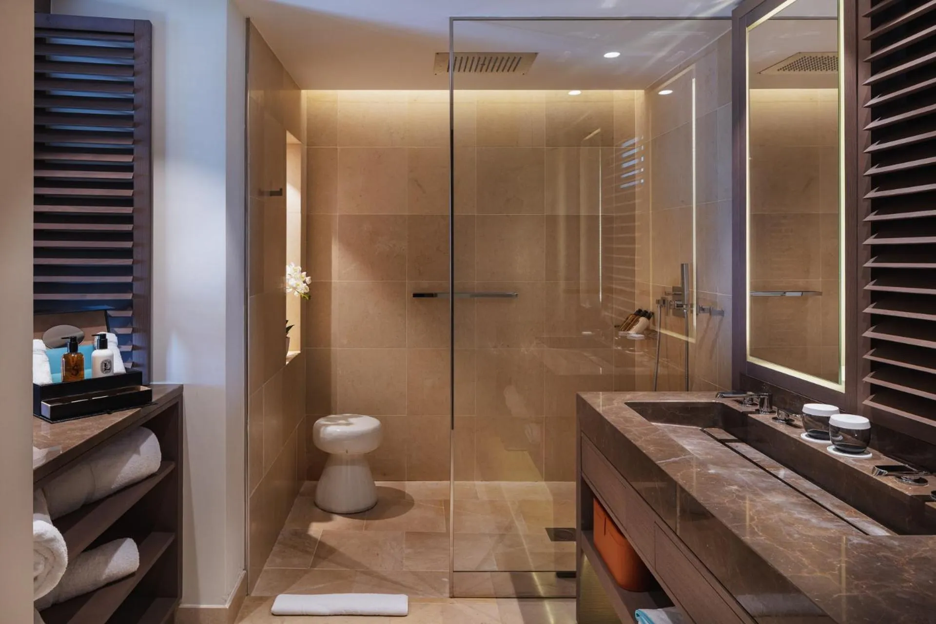 Shower in Le Barthélemy Hotel & Spa