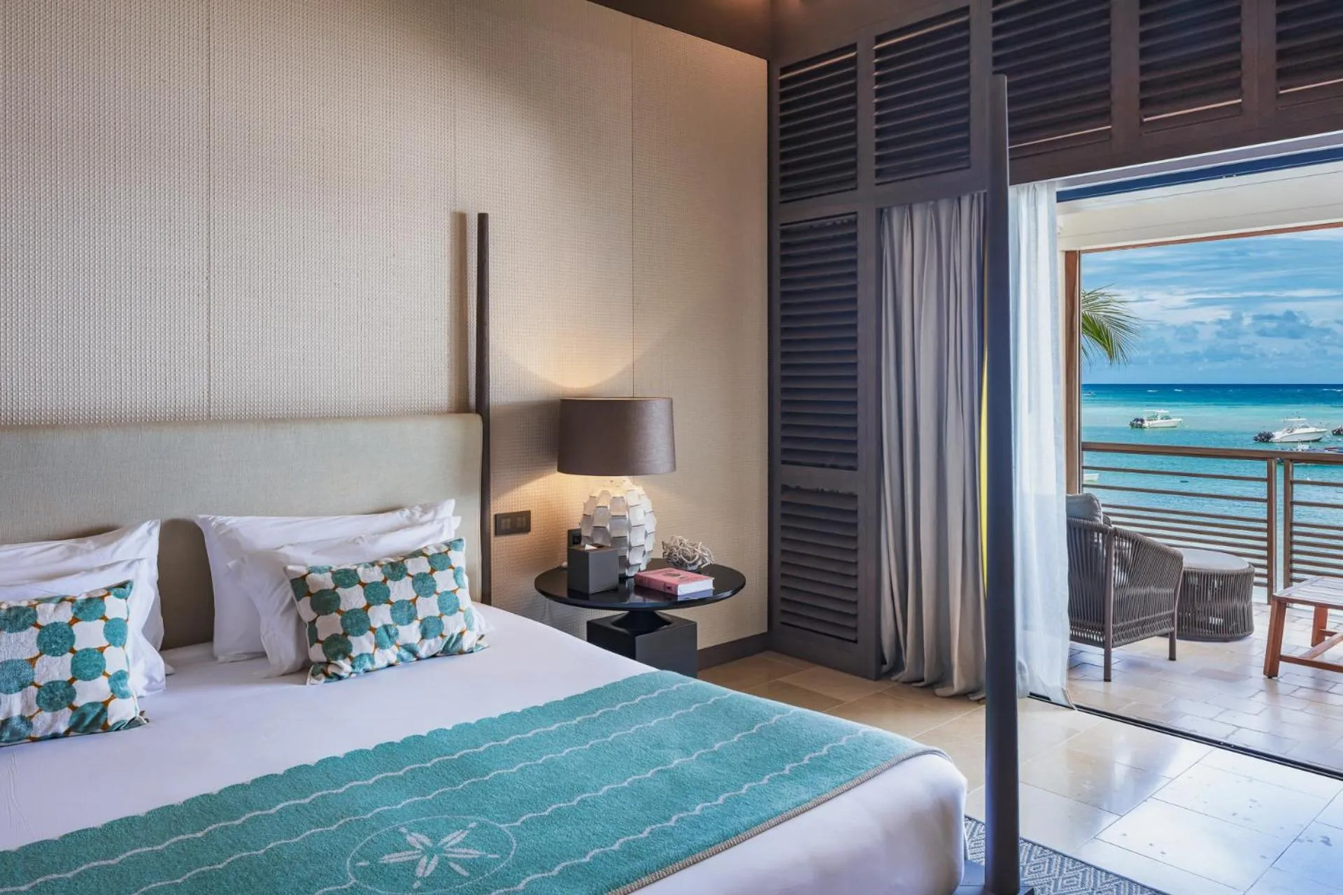 Bedroom, Bed in Le Barthélemy Hotel & Spa