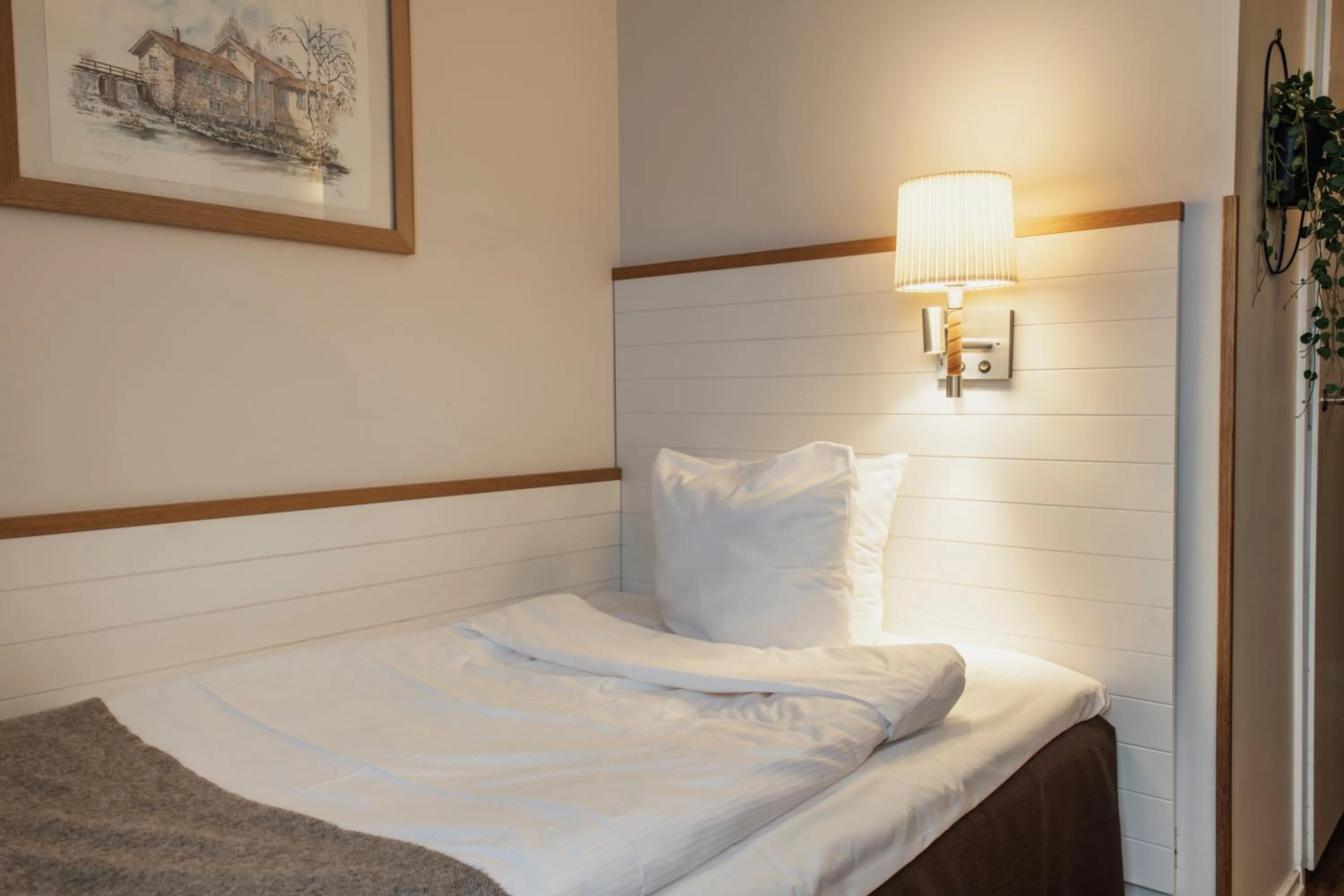 Bed in Home Hotel Smedjan