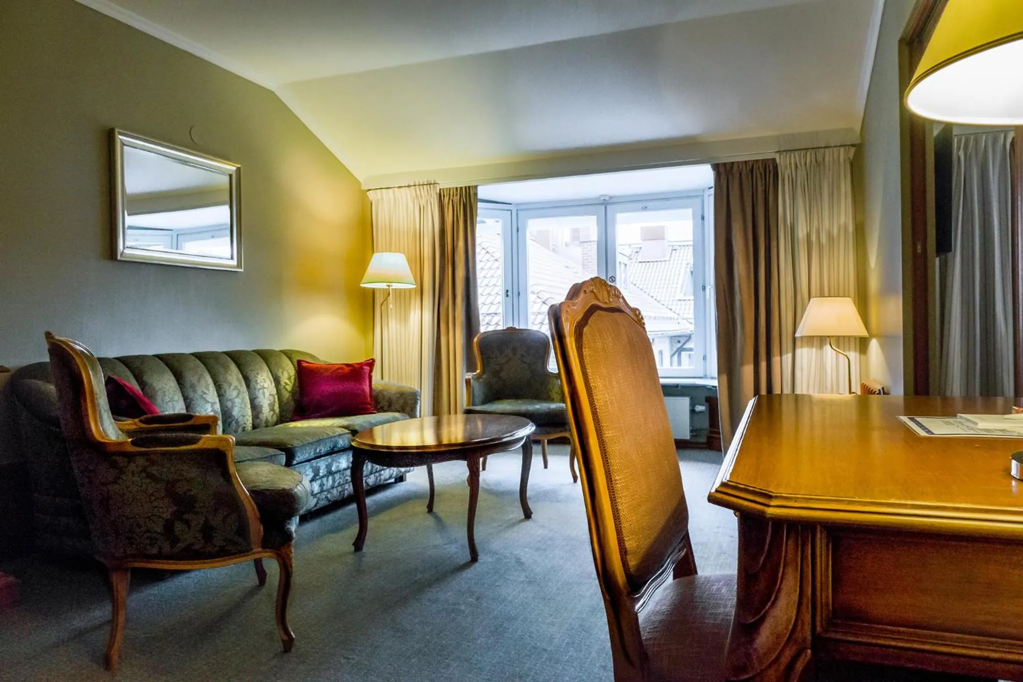 Seating area in Home Hotel Smedjan