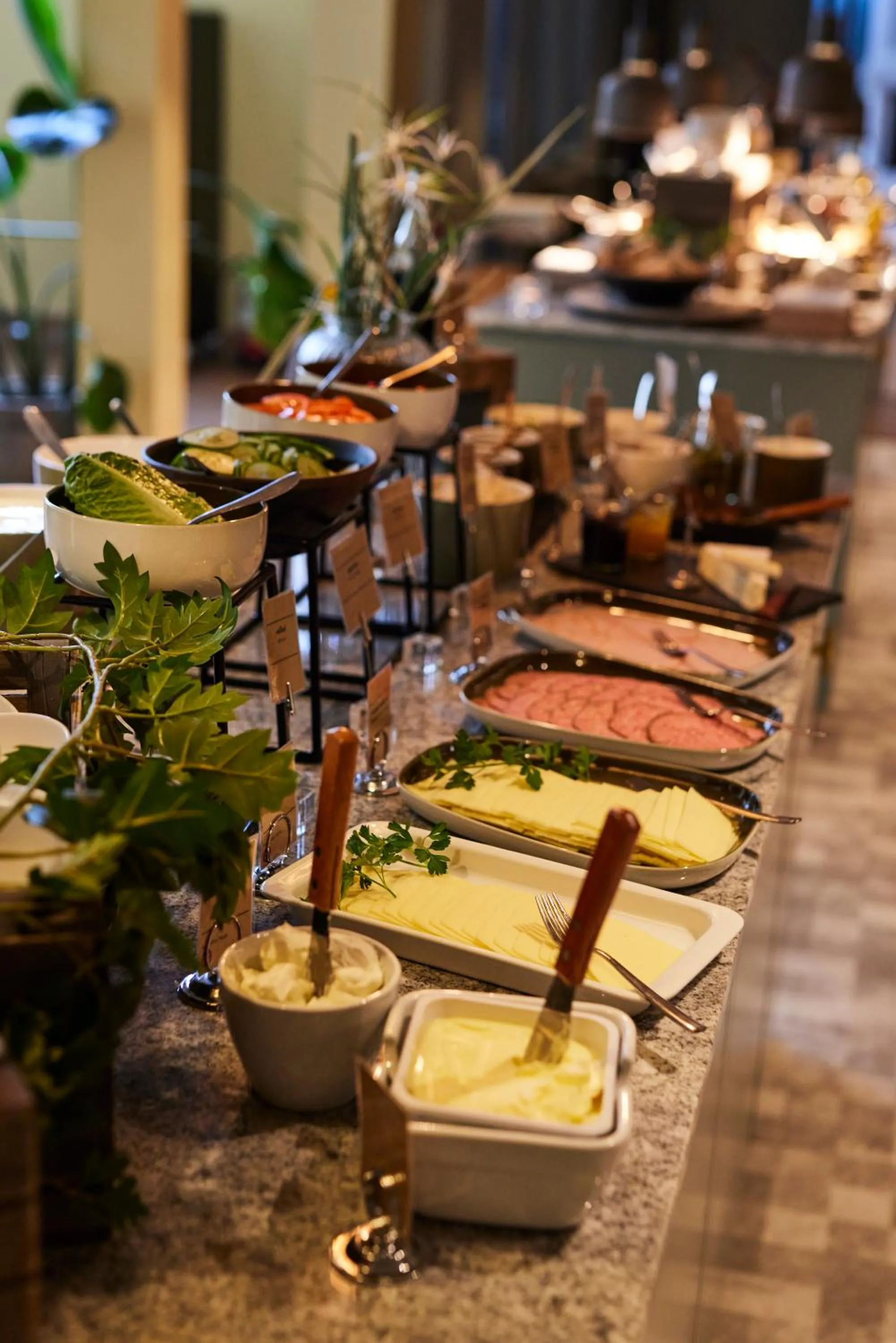 Buffet breakfast in Home Hotel Smedjan