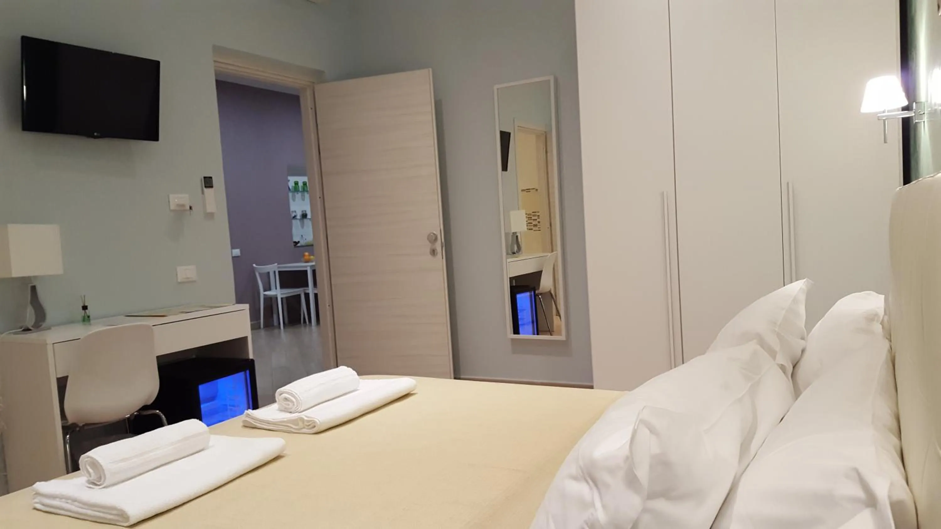 Bed in Guest House Le Tre Spezie