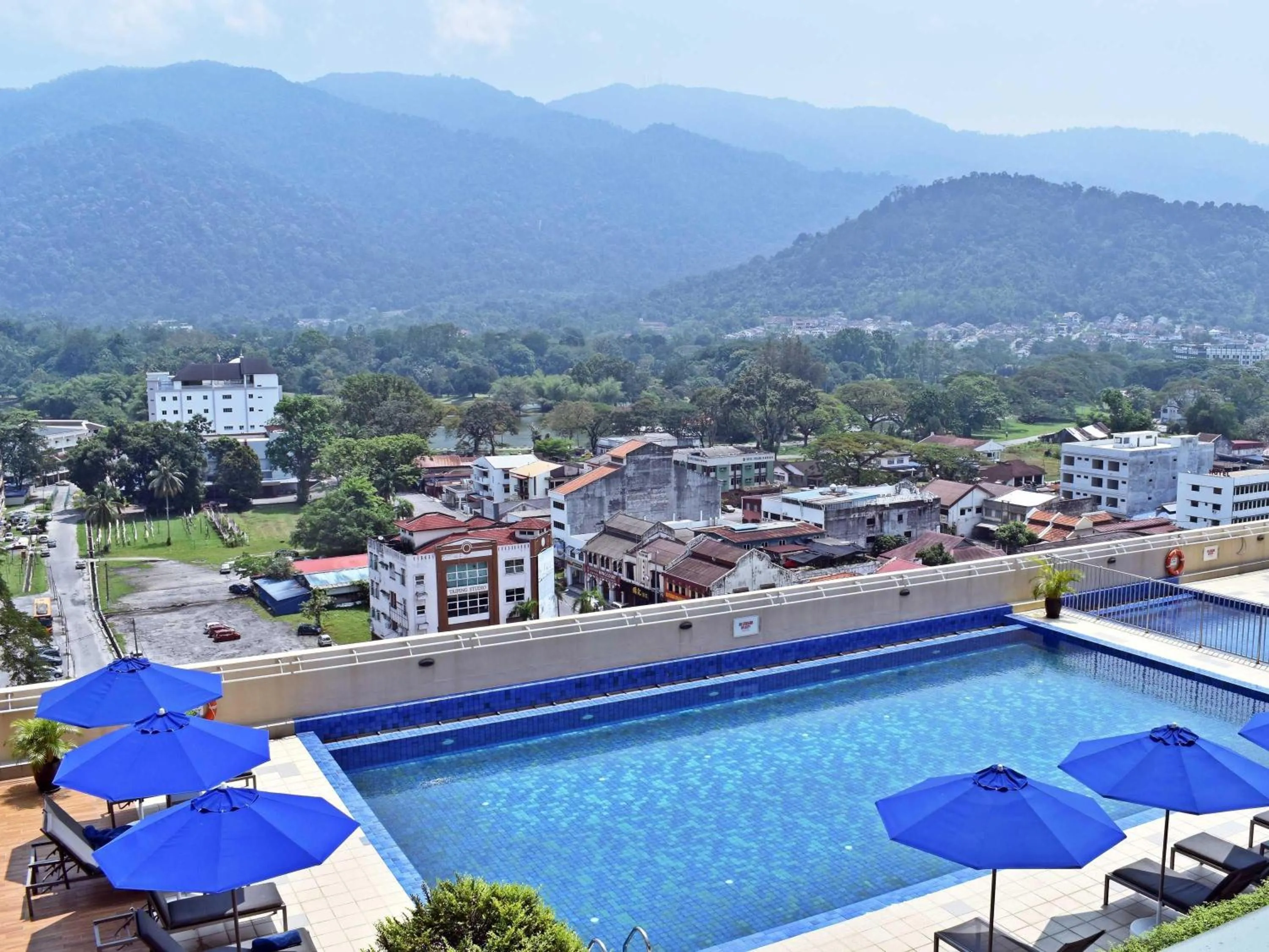 Pool view in Novotel Taiping
