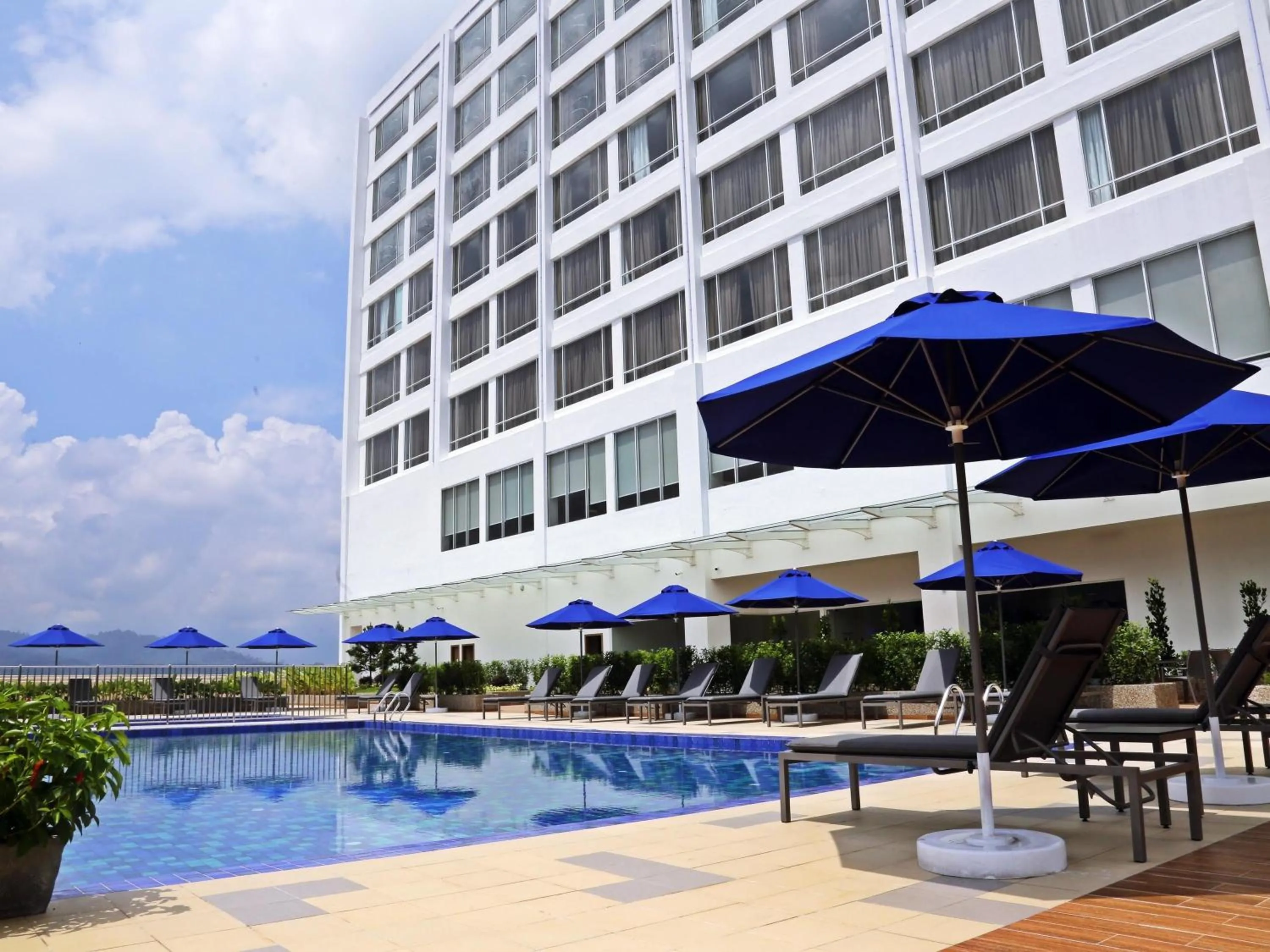 Pool view in Novotel Taiping