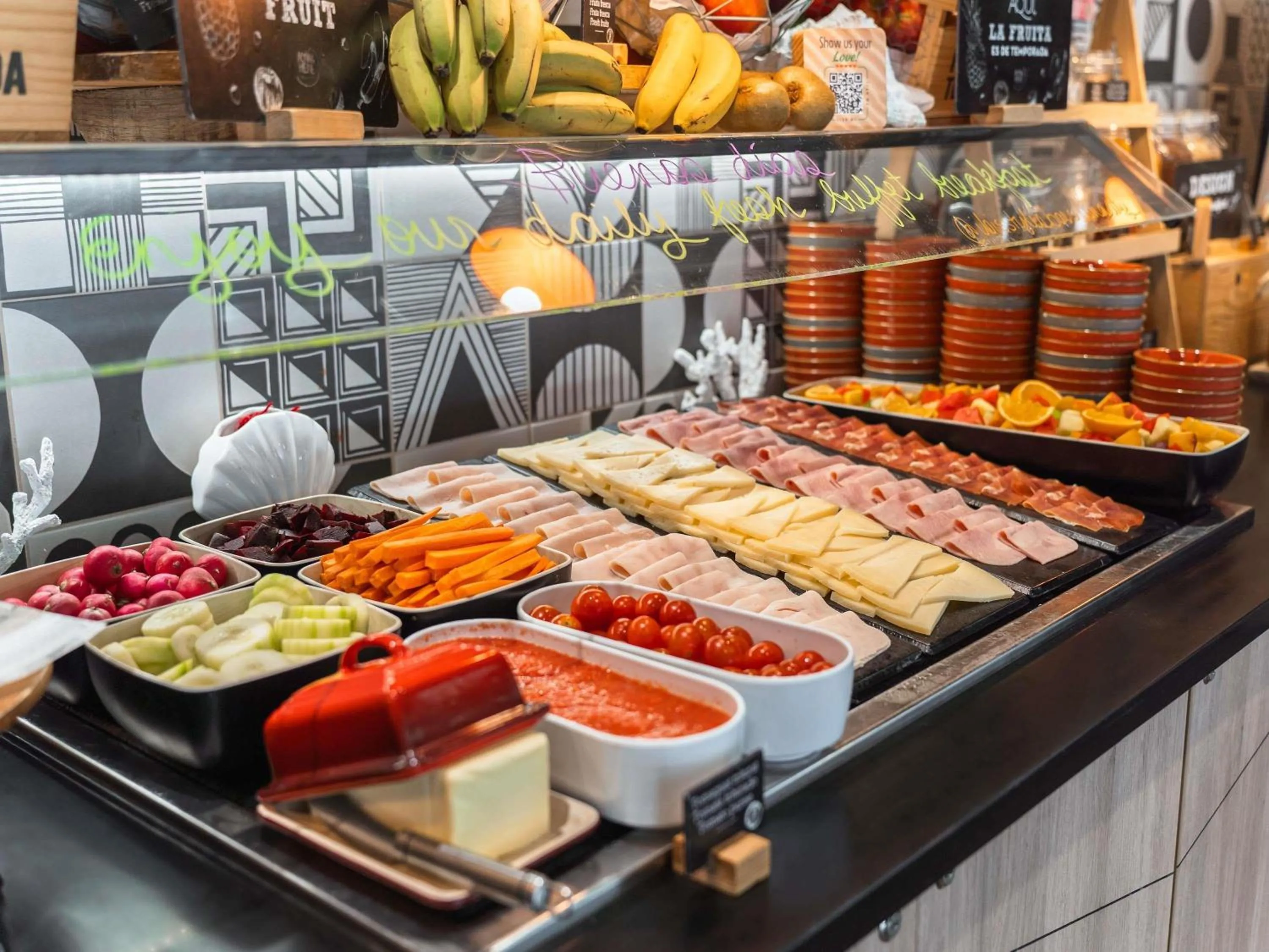 Breakfast in ibis Styles Barcelona City Bogatell