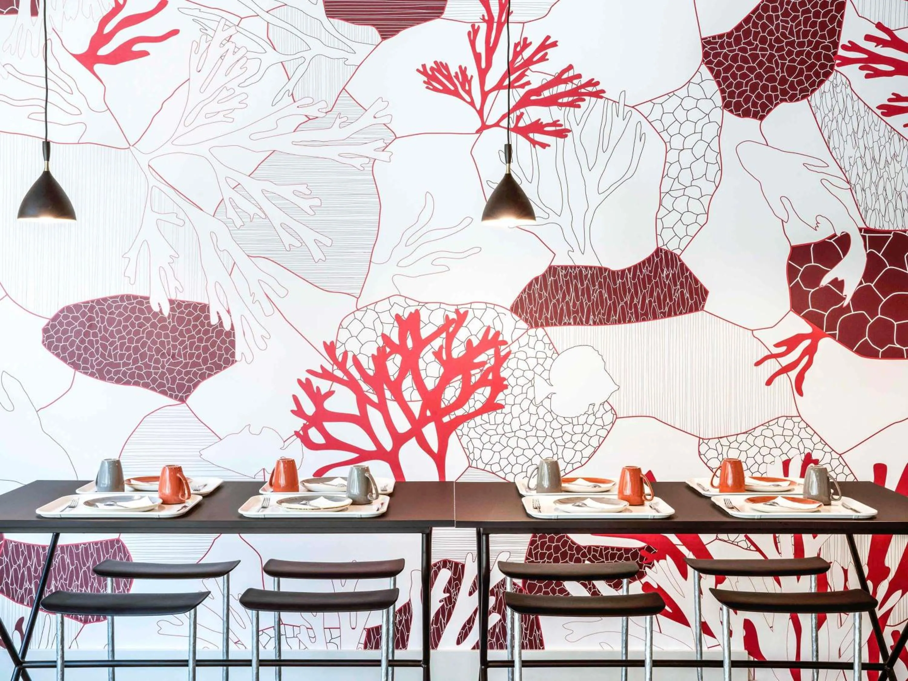 Lounge or bar in ibis Styles Barcelona City Bogatell