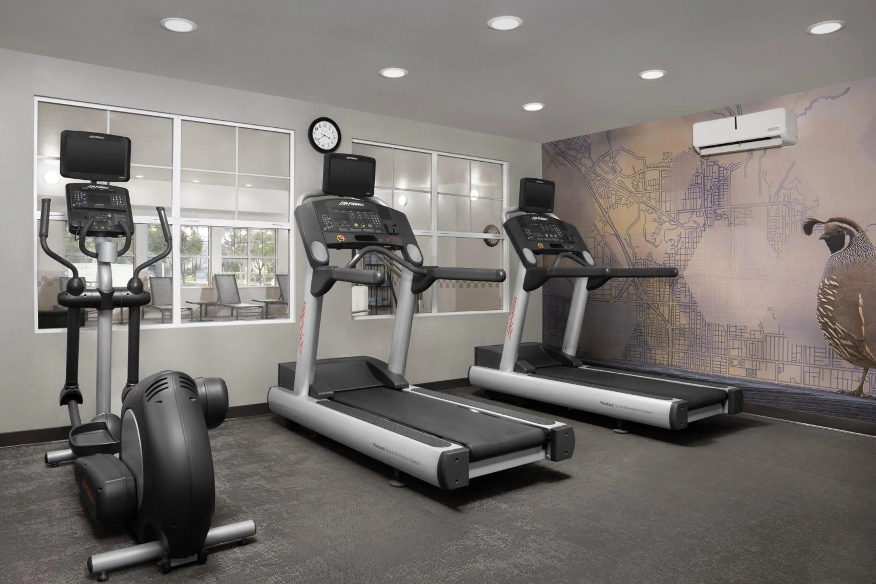Fitness centre/facilities in Residence Inn by Marriott San Bernardino