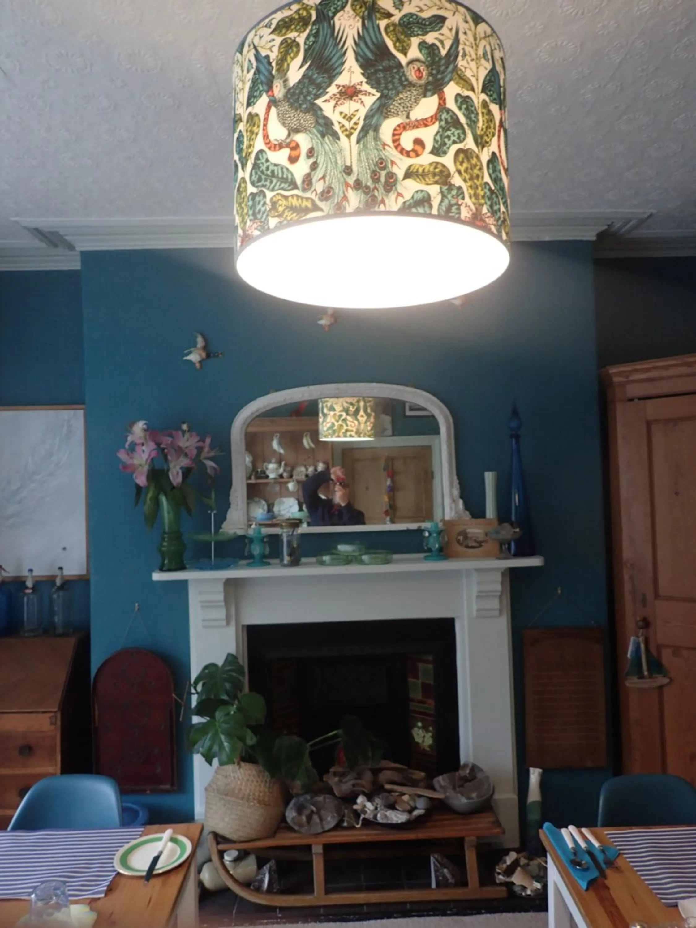 Breakfast in Newberry Beach lodge