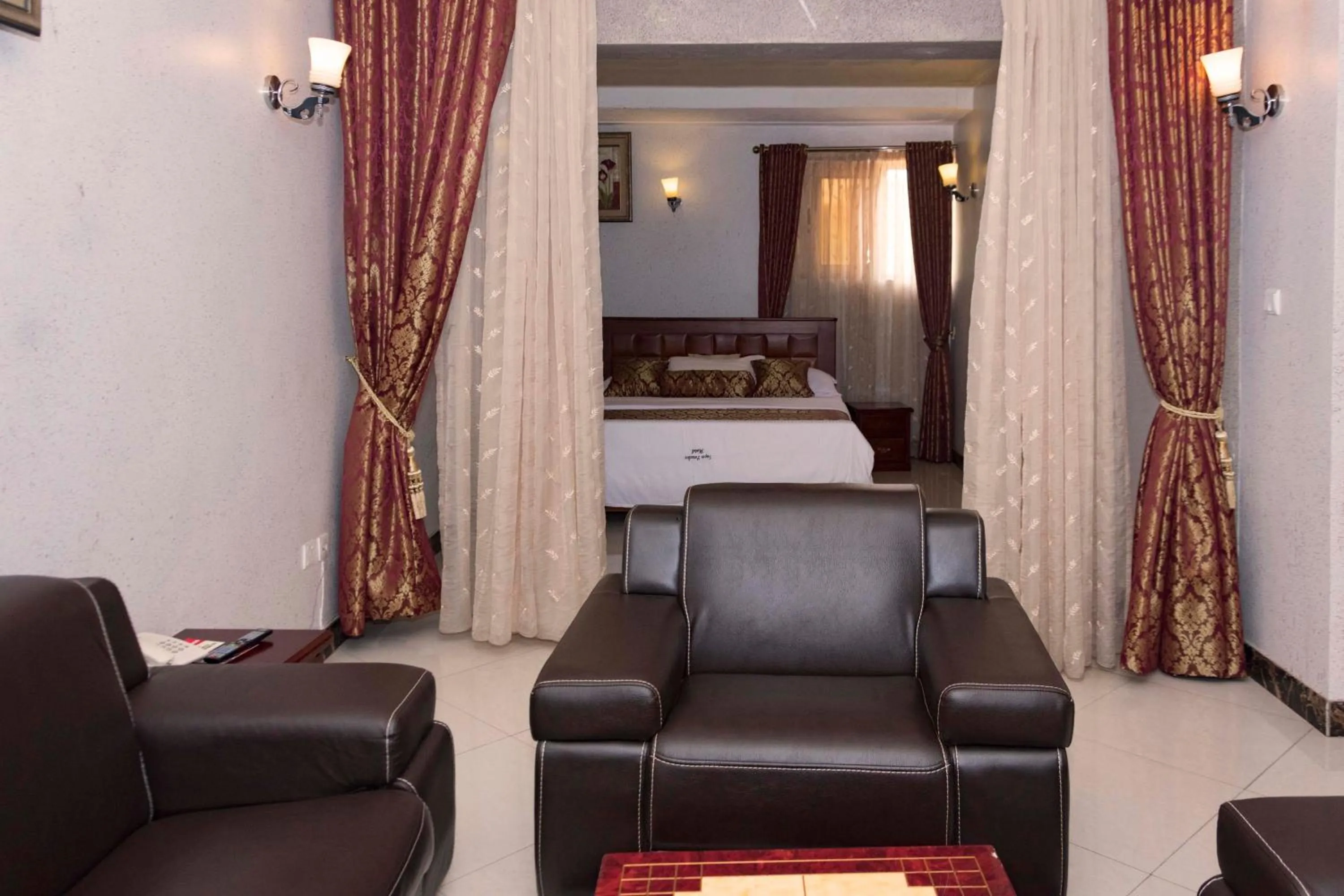 Seating Area in Super Paradise Hotel