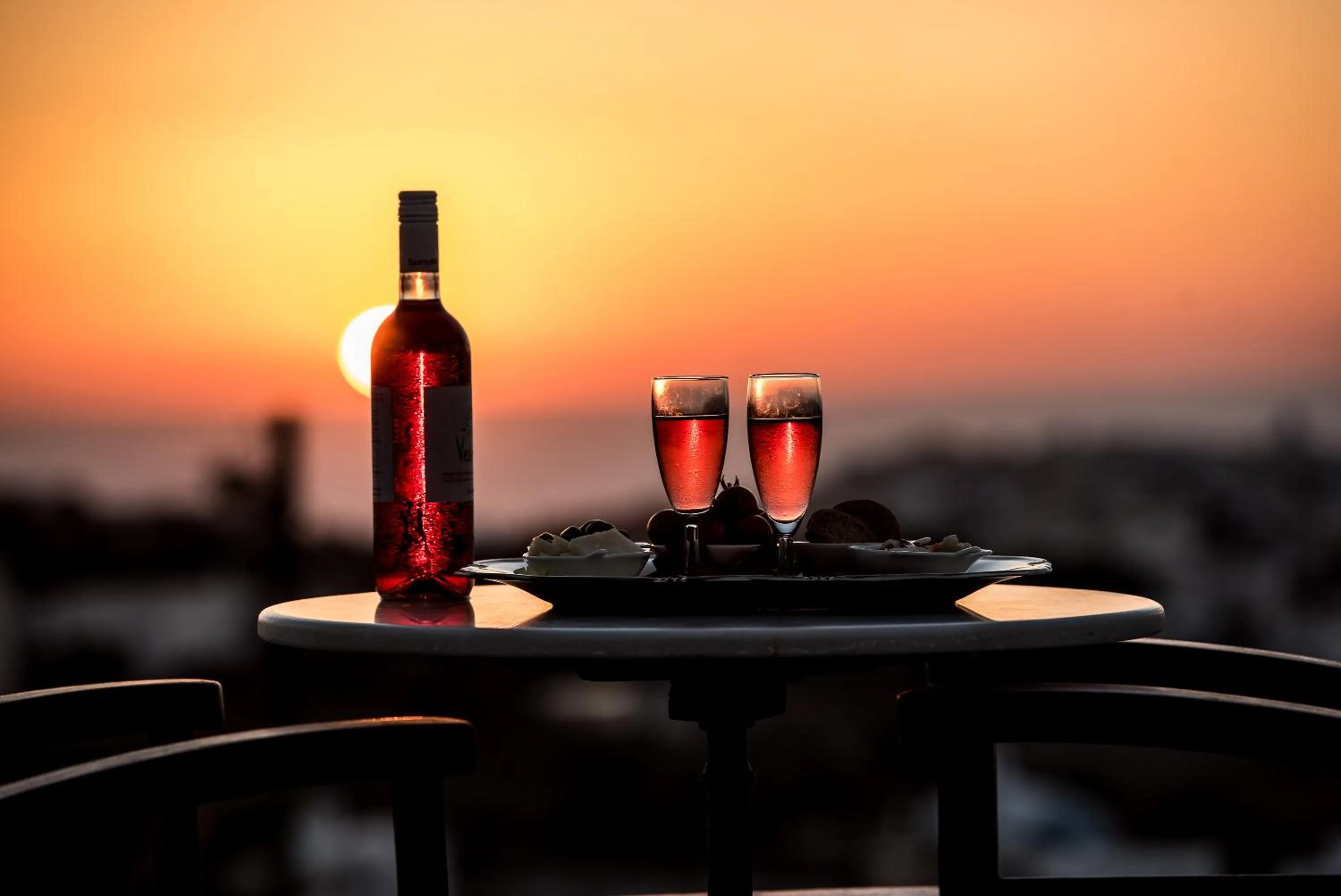 Drinks in Agnadi View Villa