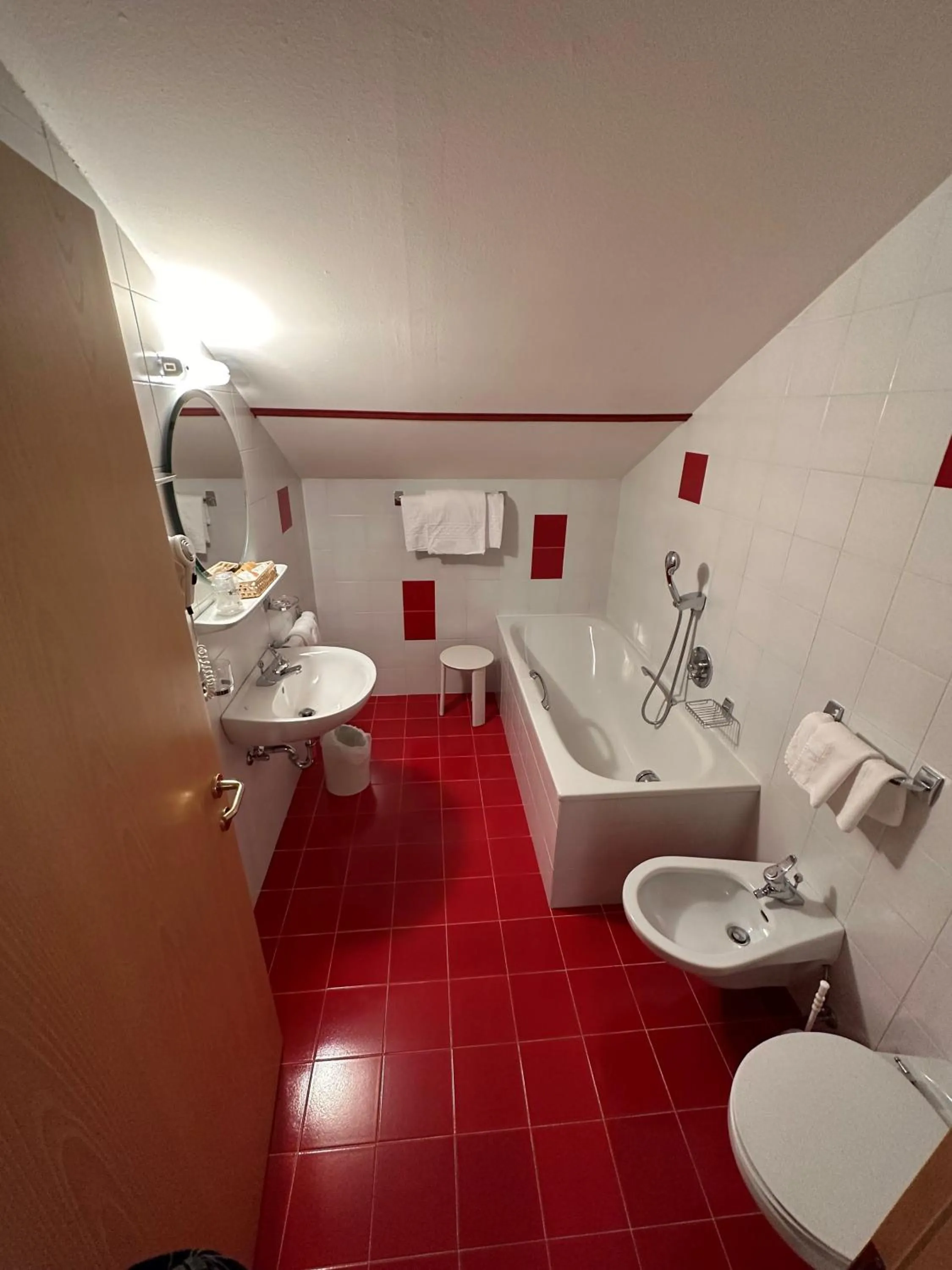 Bathroom in Hotel Brandl