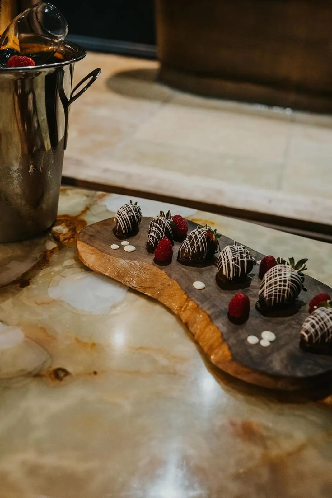 Food and drinks in Le Petit Chateau & William de Percy