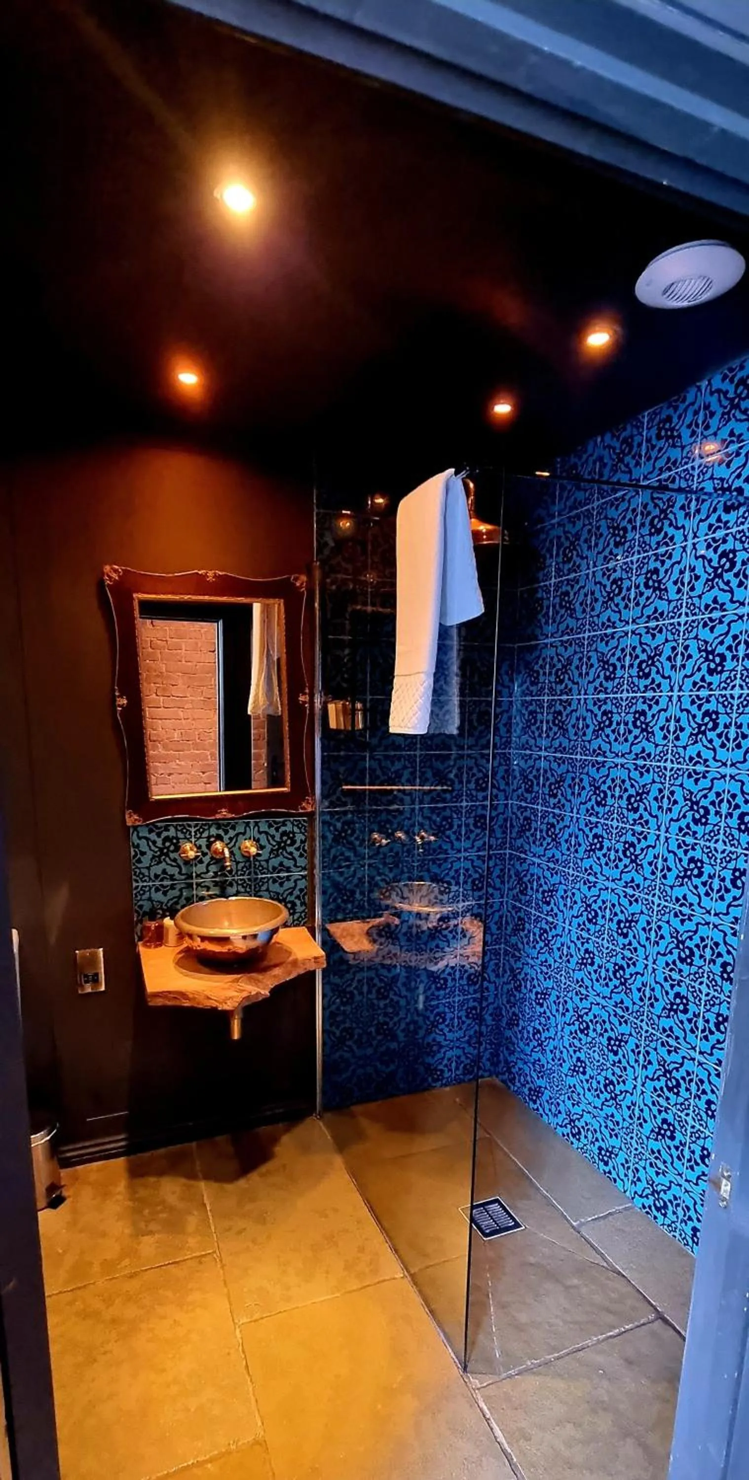 Shower in Le Petit Chateau & William de Percy