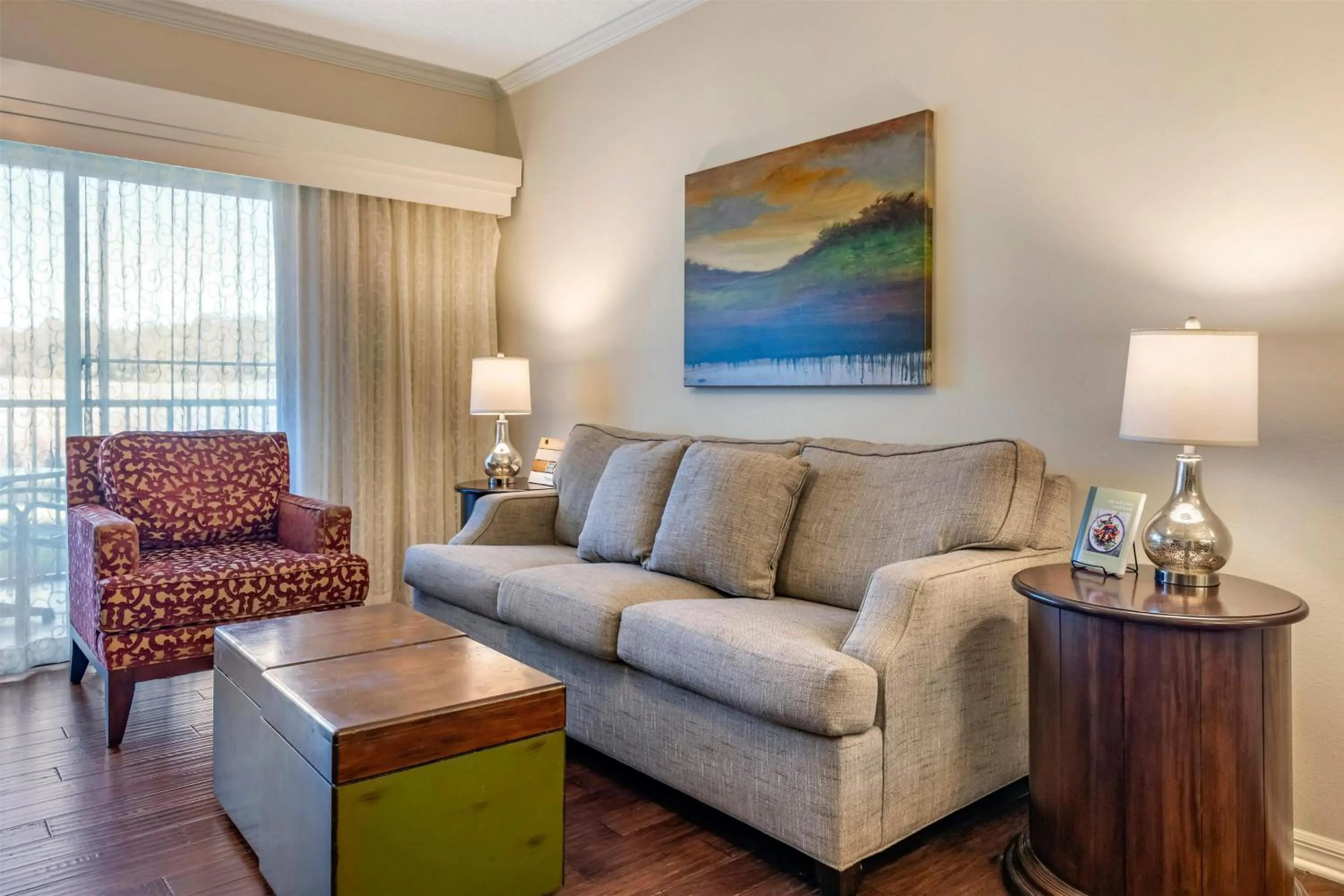 Living room in Hilton Vacation Club St Augustine