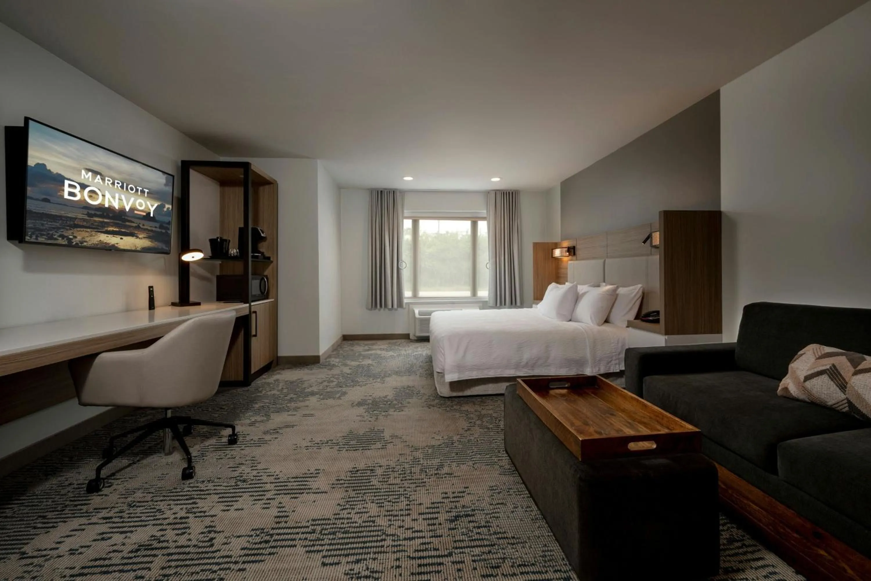 Photo of the whole room, Bed in SpringHill Suites by Marriott Houston Brookhollow