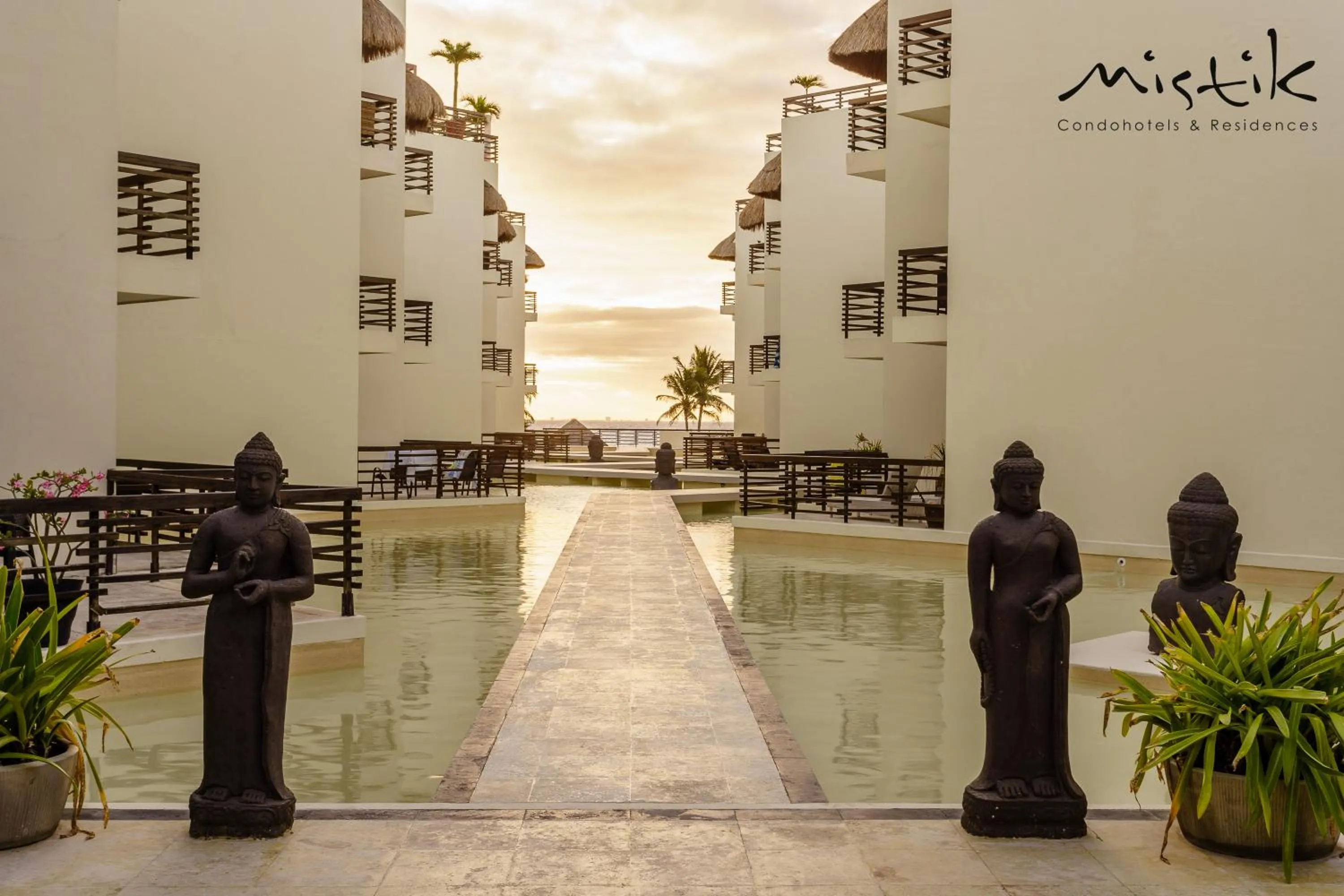 Sunset in Aldea Thai by Mistik Vacation Rentals