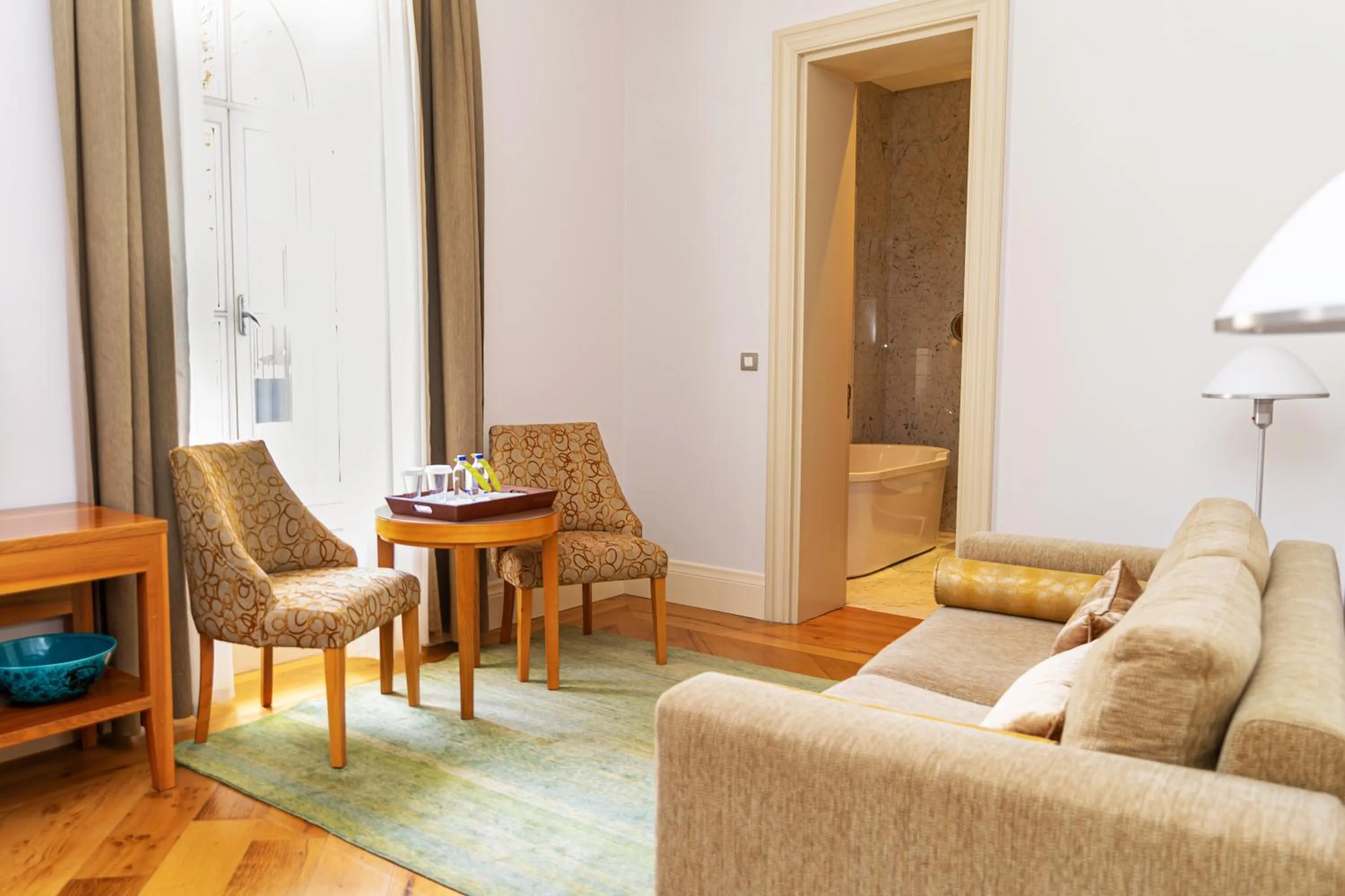 Living room in Tomtom Suites