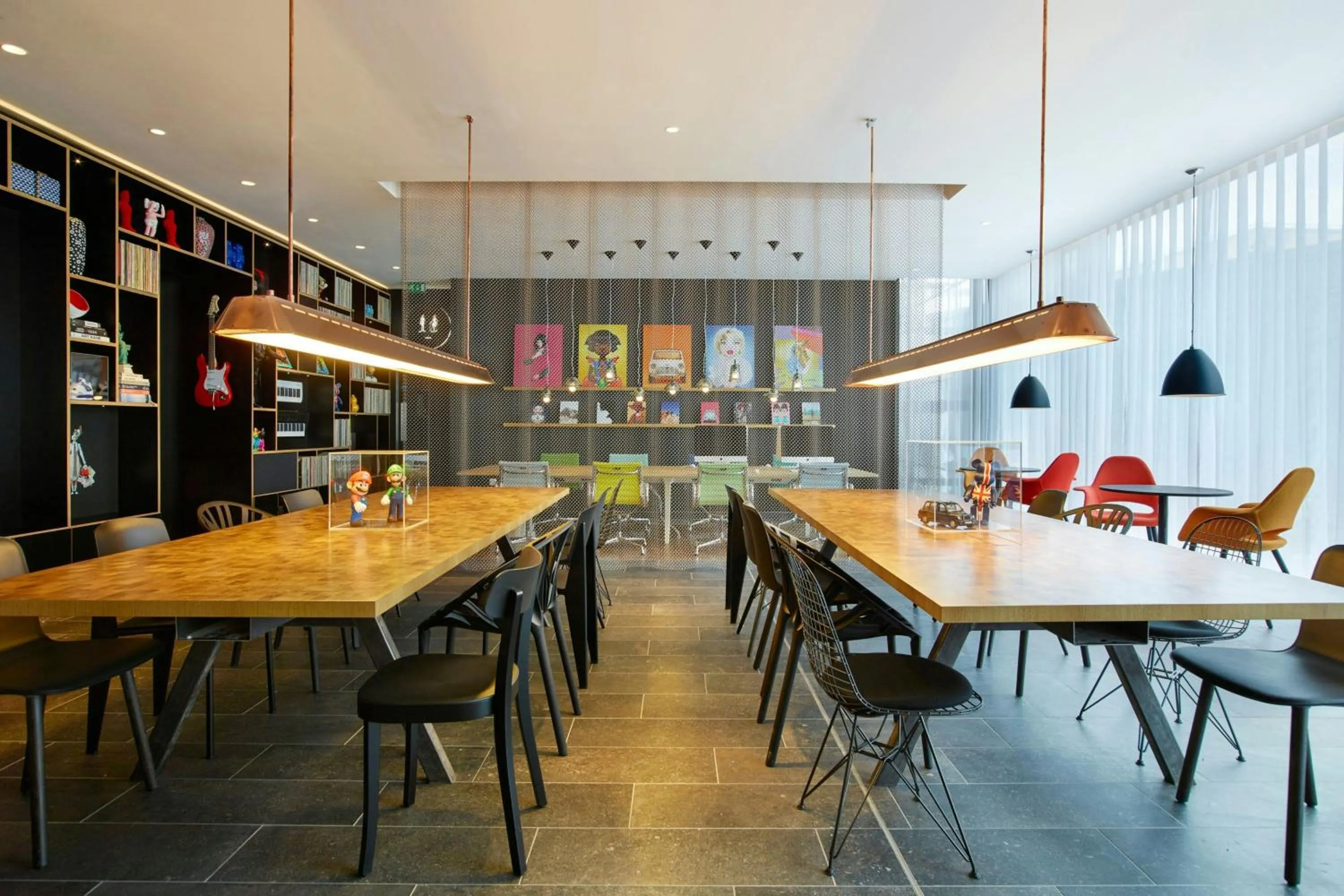 Lobby or reception in citizenM London Shoreditch
