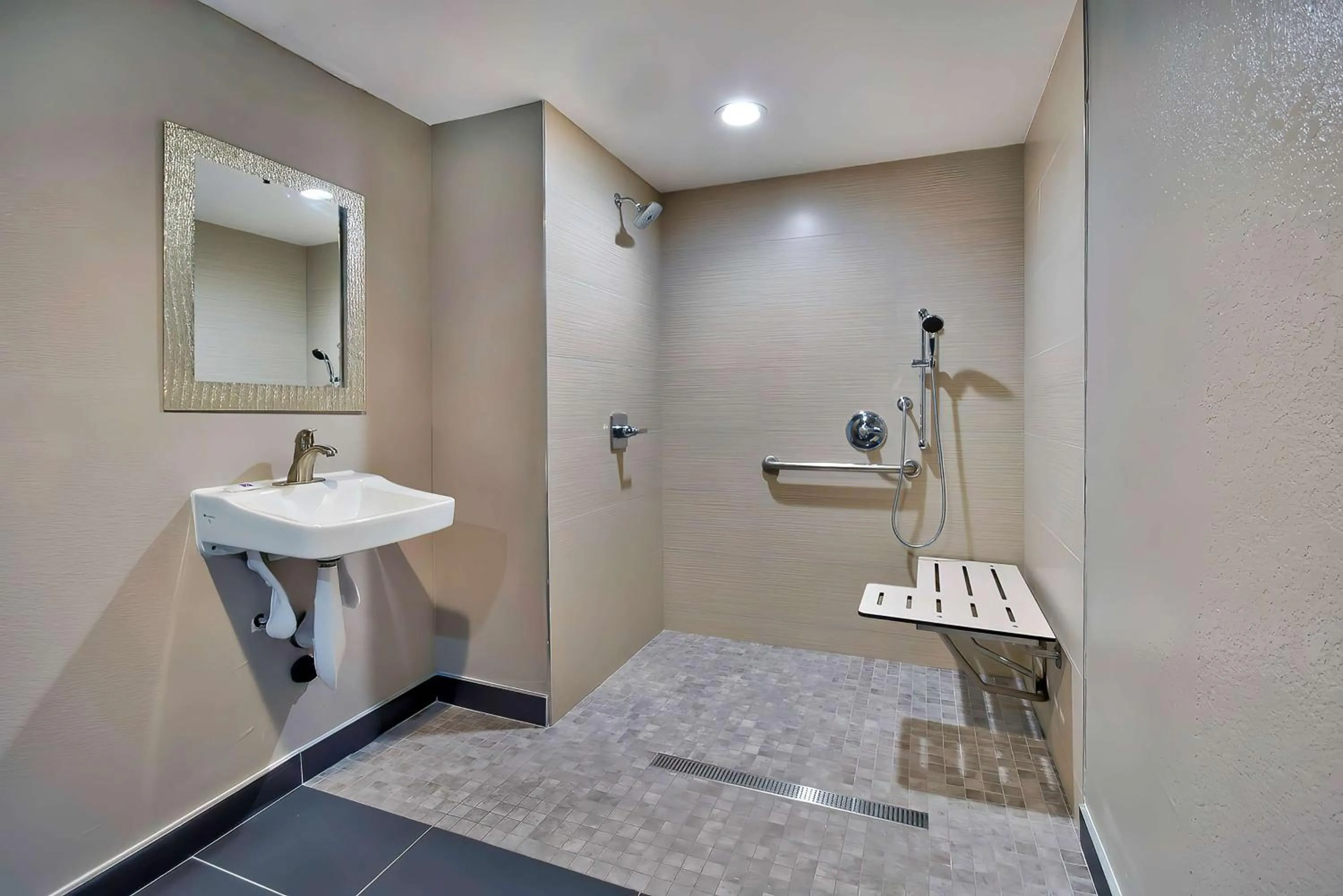 Bathroom in Studio 6 Suites Lawndale, CA South Bay