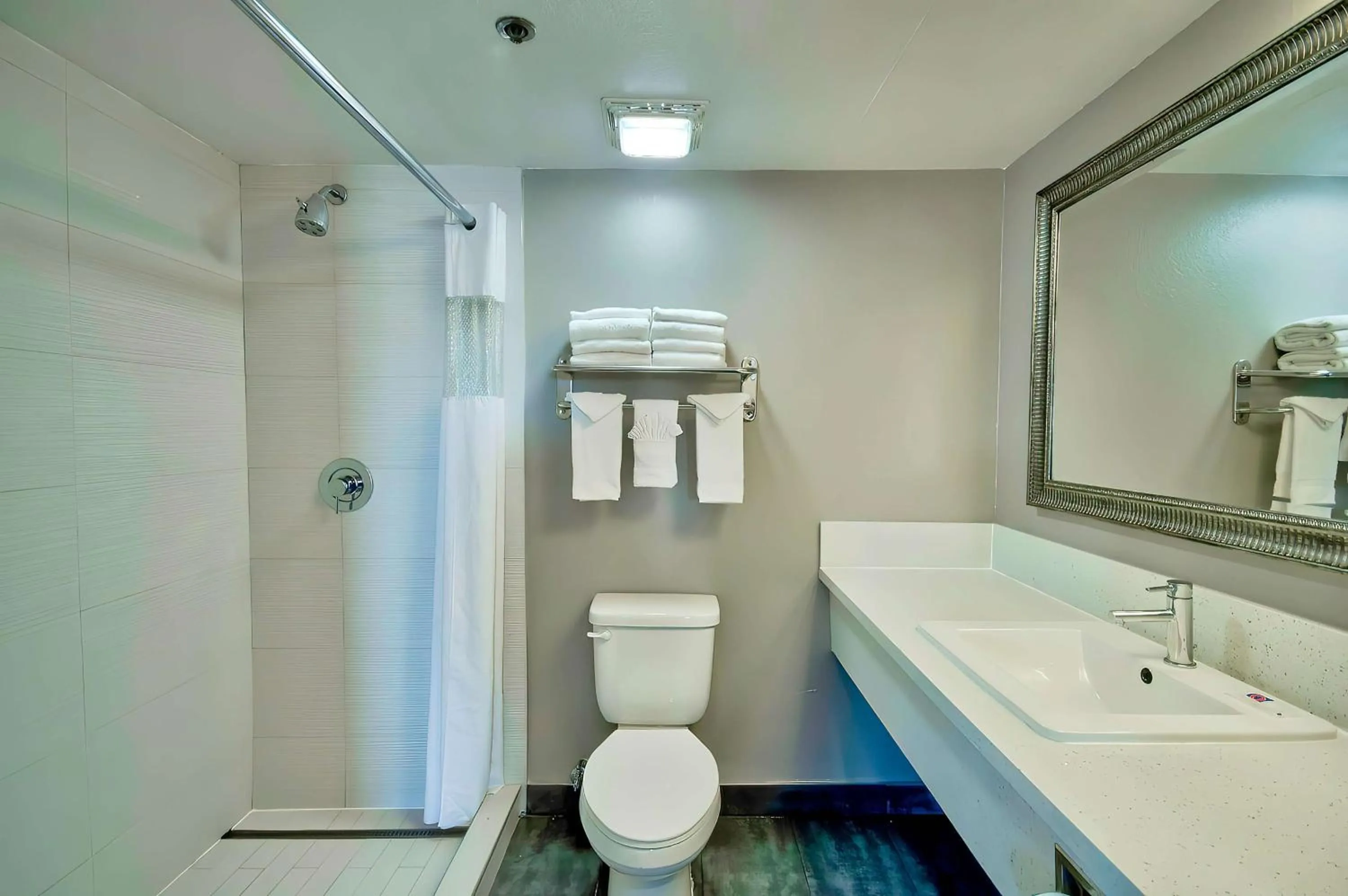 Bathroom in Studio 6 Suites Lawndale, CA South Bay