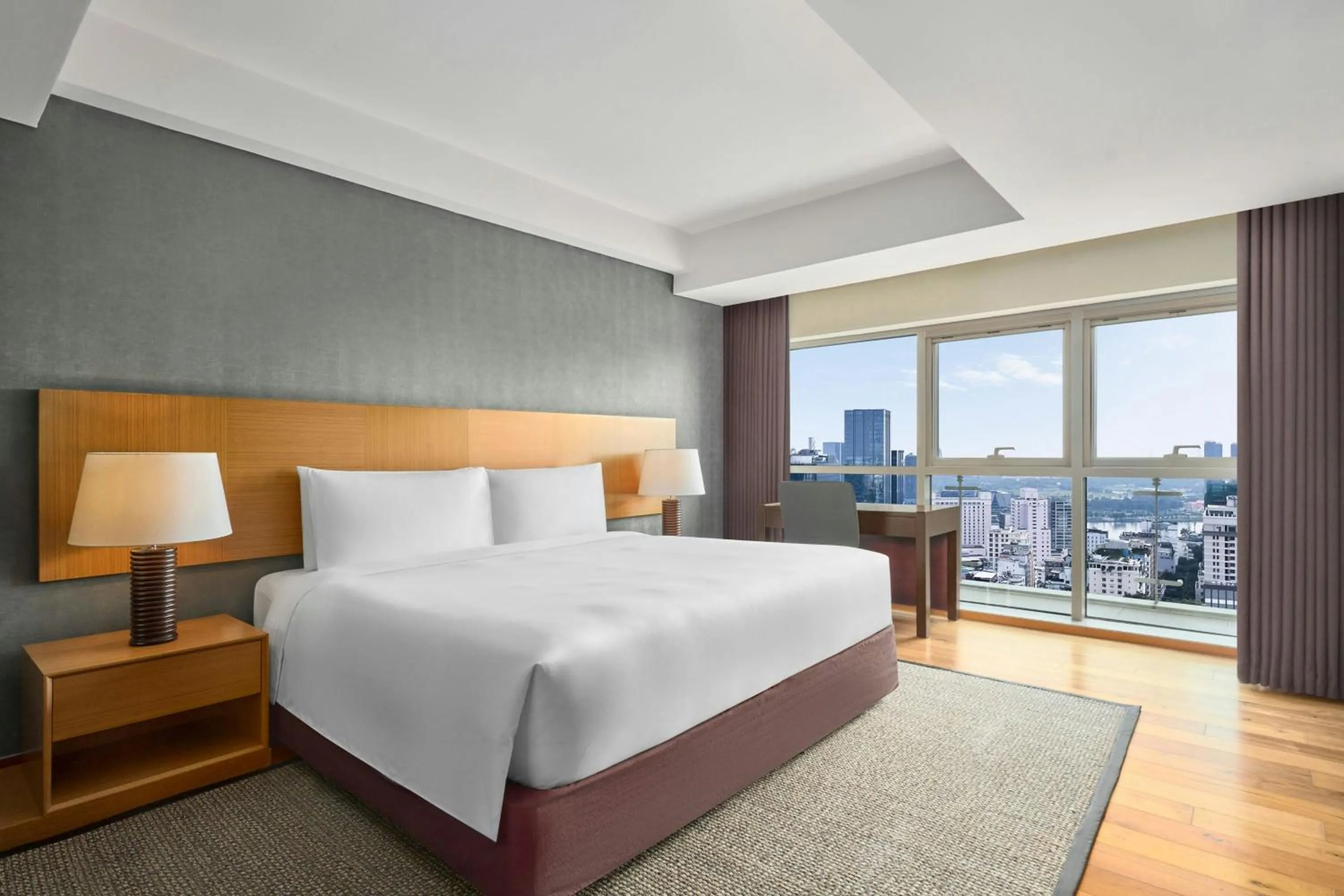 Bedroom, Bed in JW Marriott Hotel & Suites Saigon, The Apartments