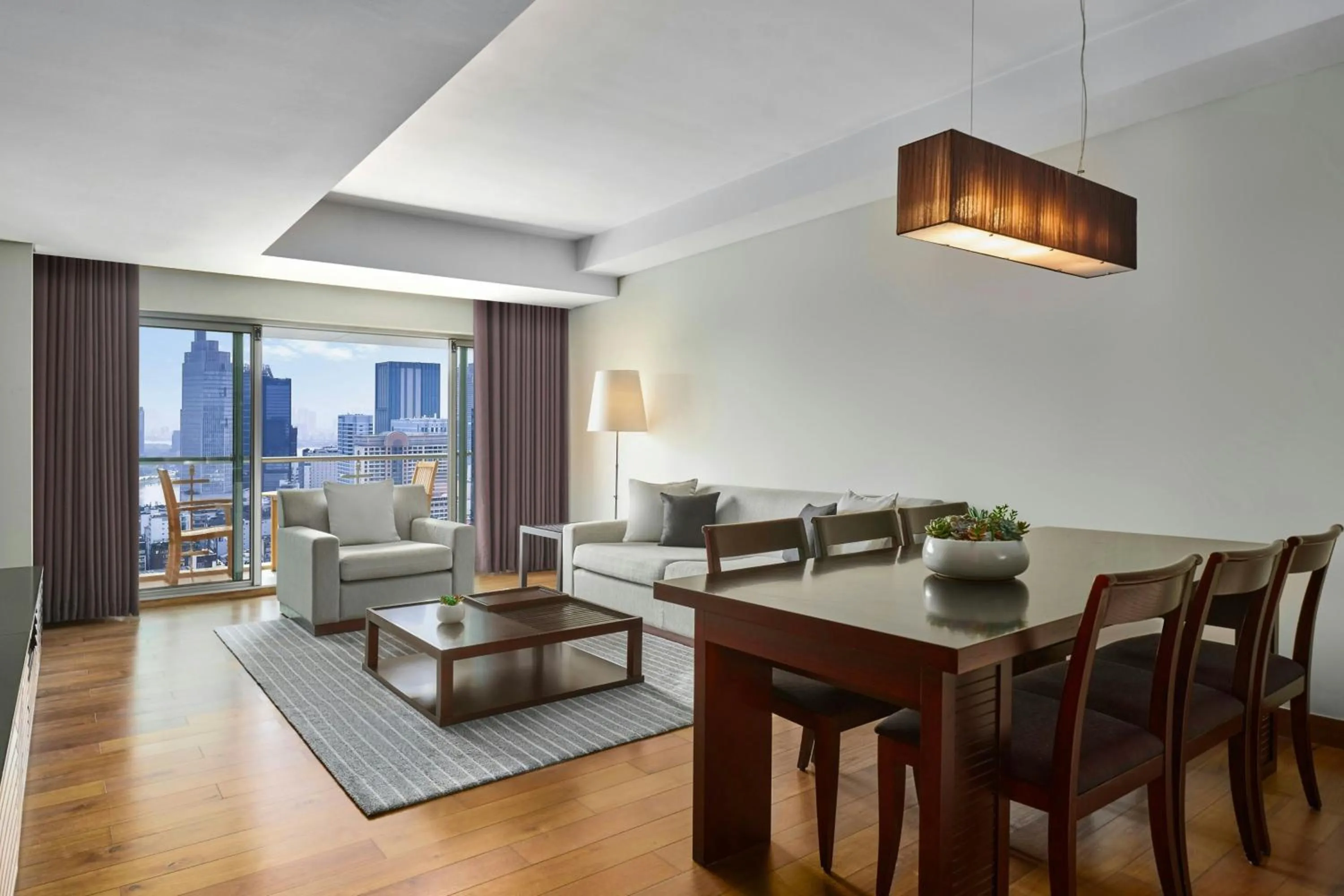 Living room in JW Marriott Hotel & Suites Saigon, The Apartments