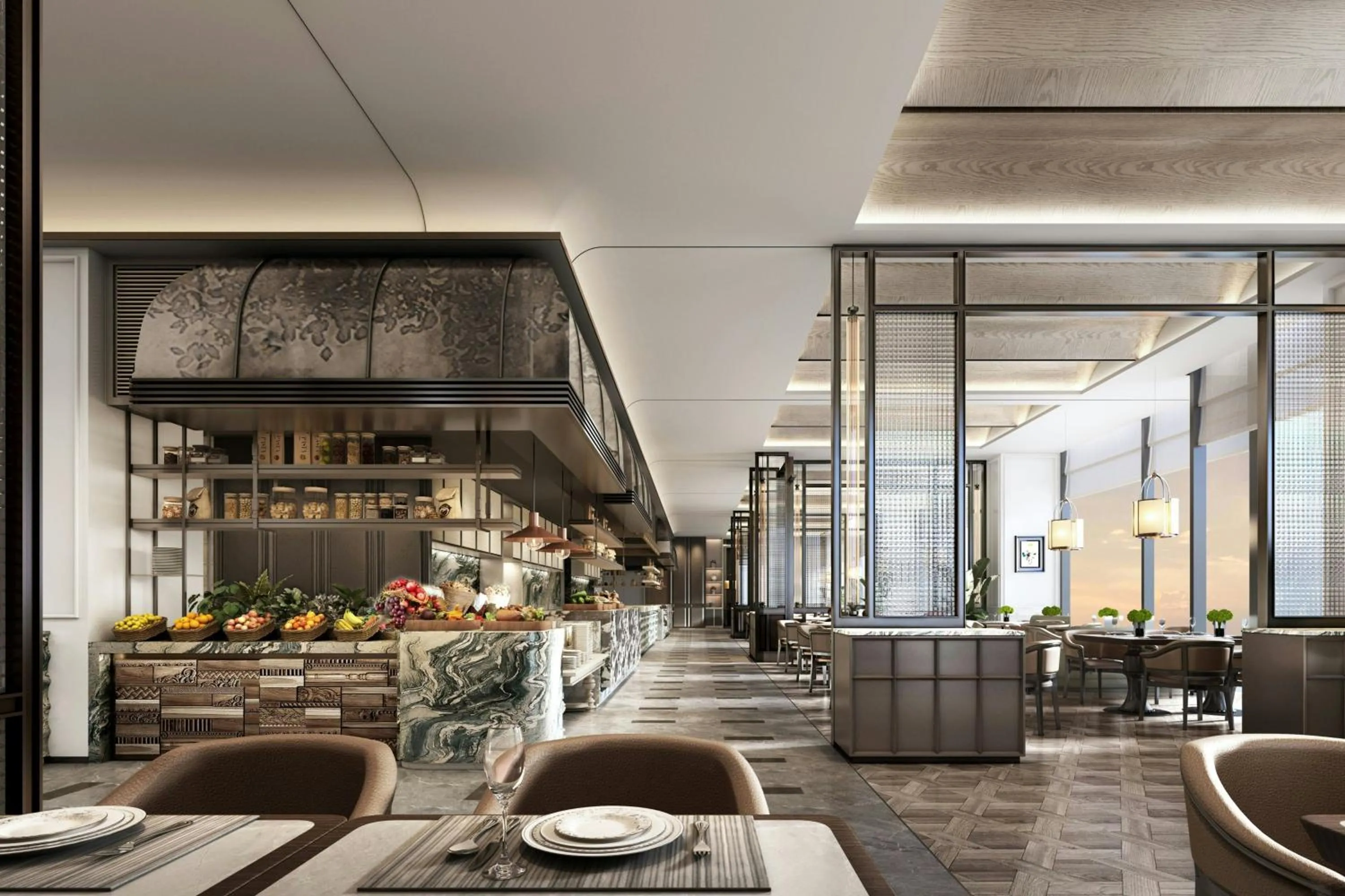 Kitchen or kitchenette in JW Marriott Hotel & Suites Saigon, The Apartments