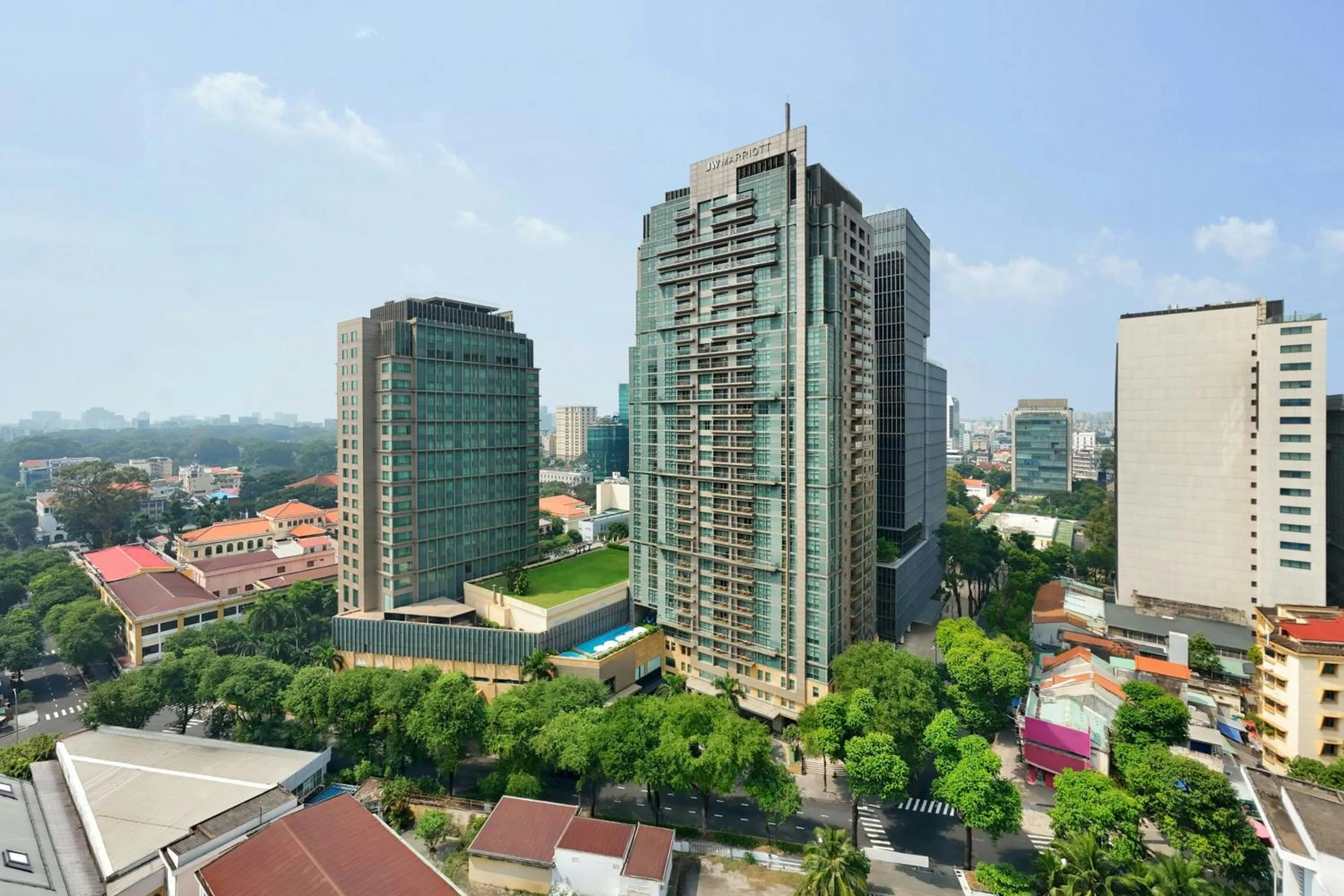 Property building in JW Marriott Hotel & Suites Saigon, The Apartments