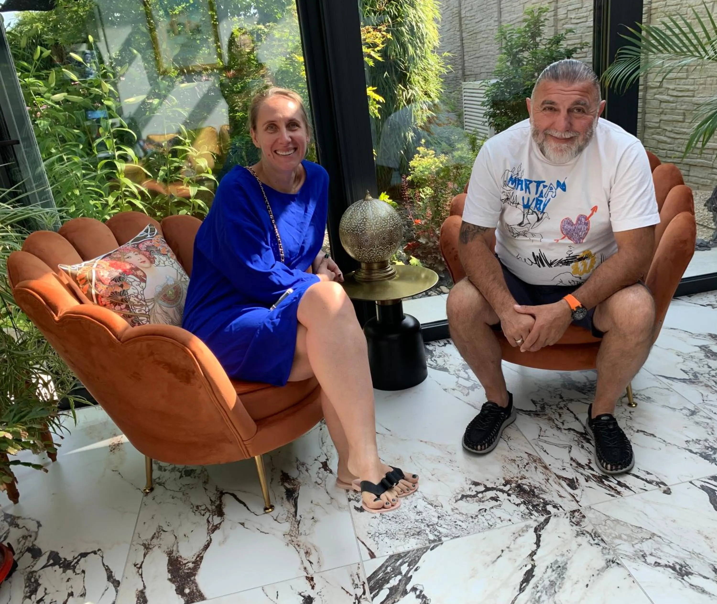 Patio in Les Suites Champenoises