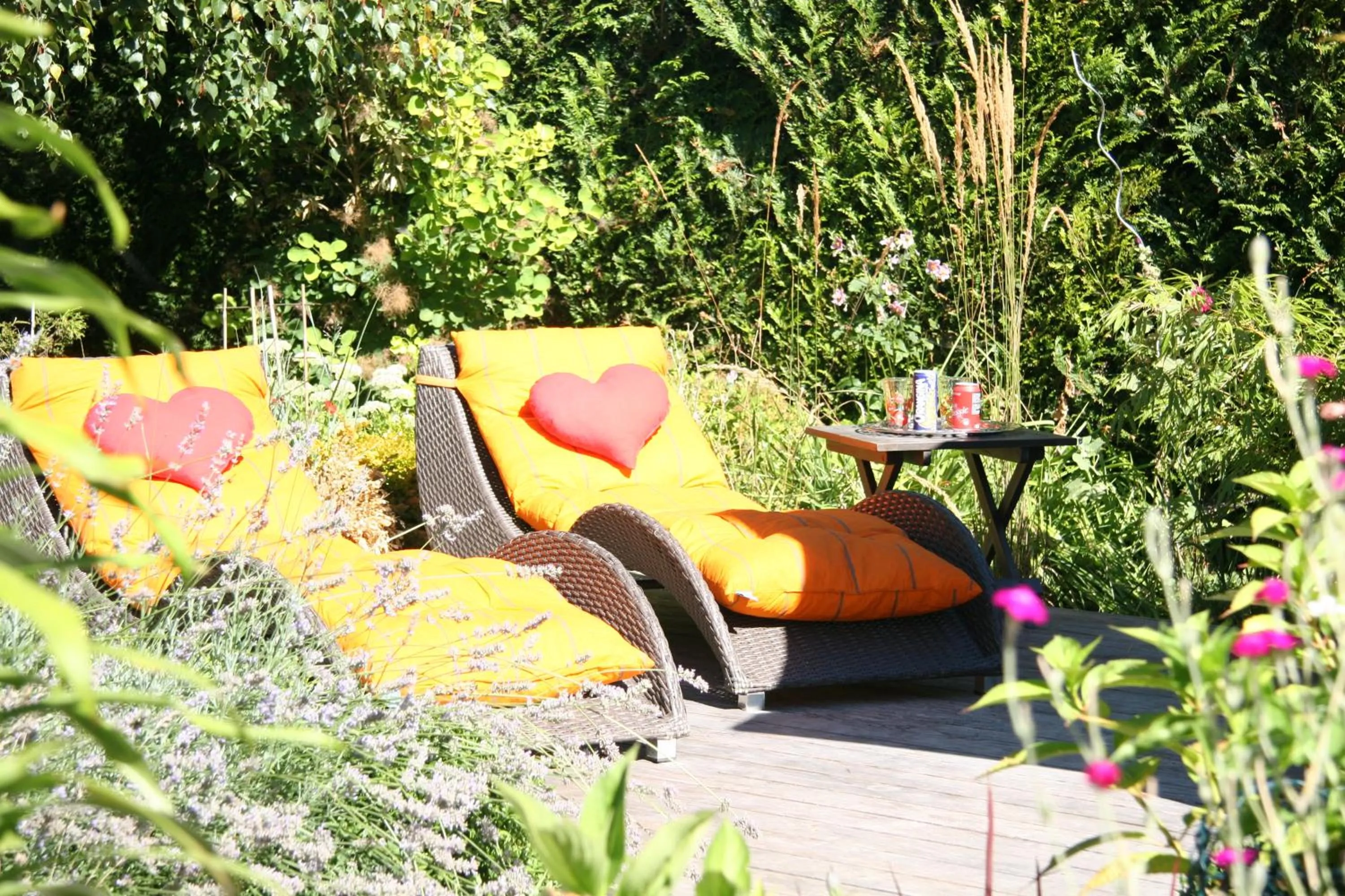 Patio in Les Suites Champenoises