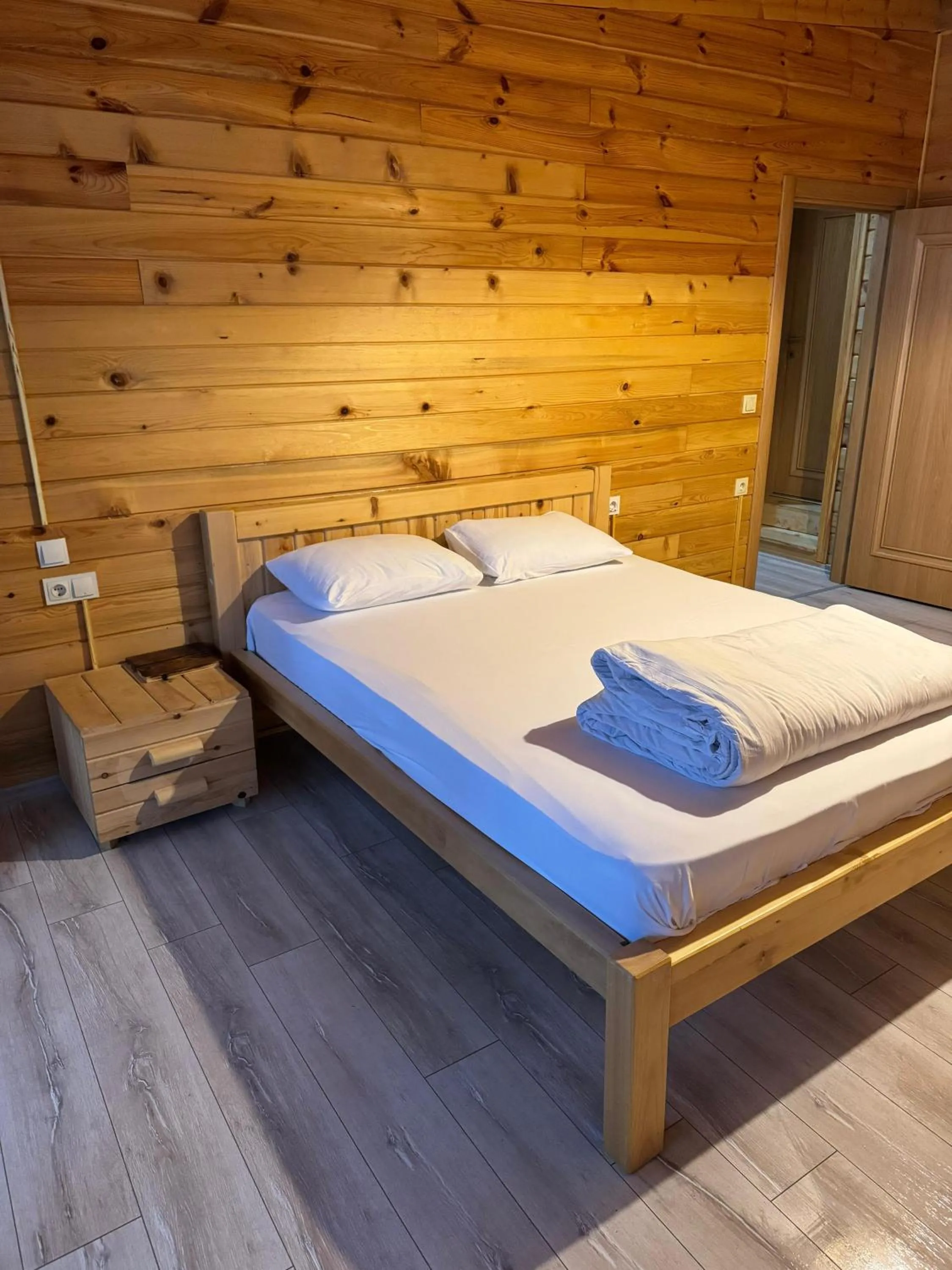 Bed in Ayder Villa Gencal
