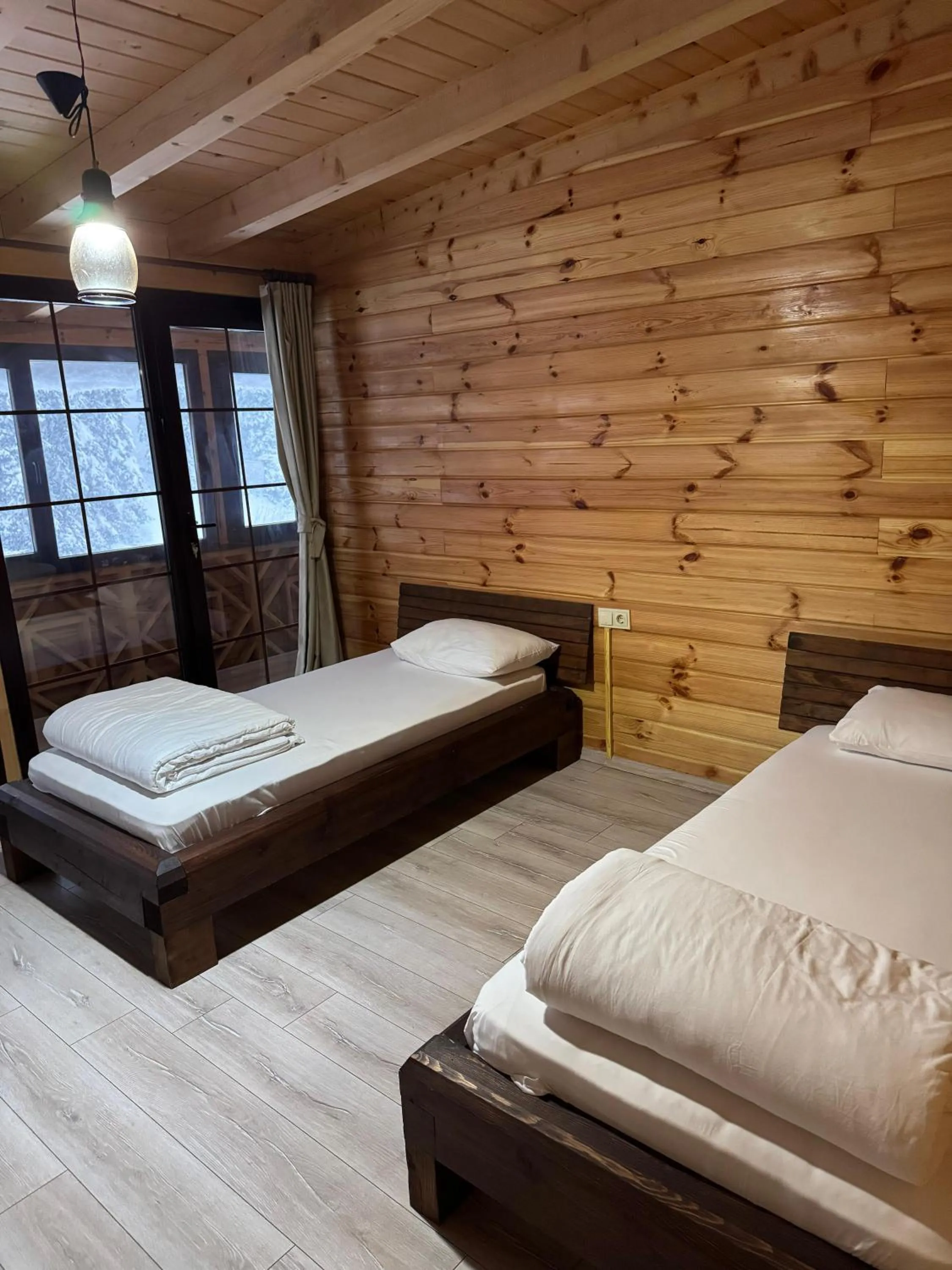 Bed in Ayder Villa Gencal