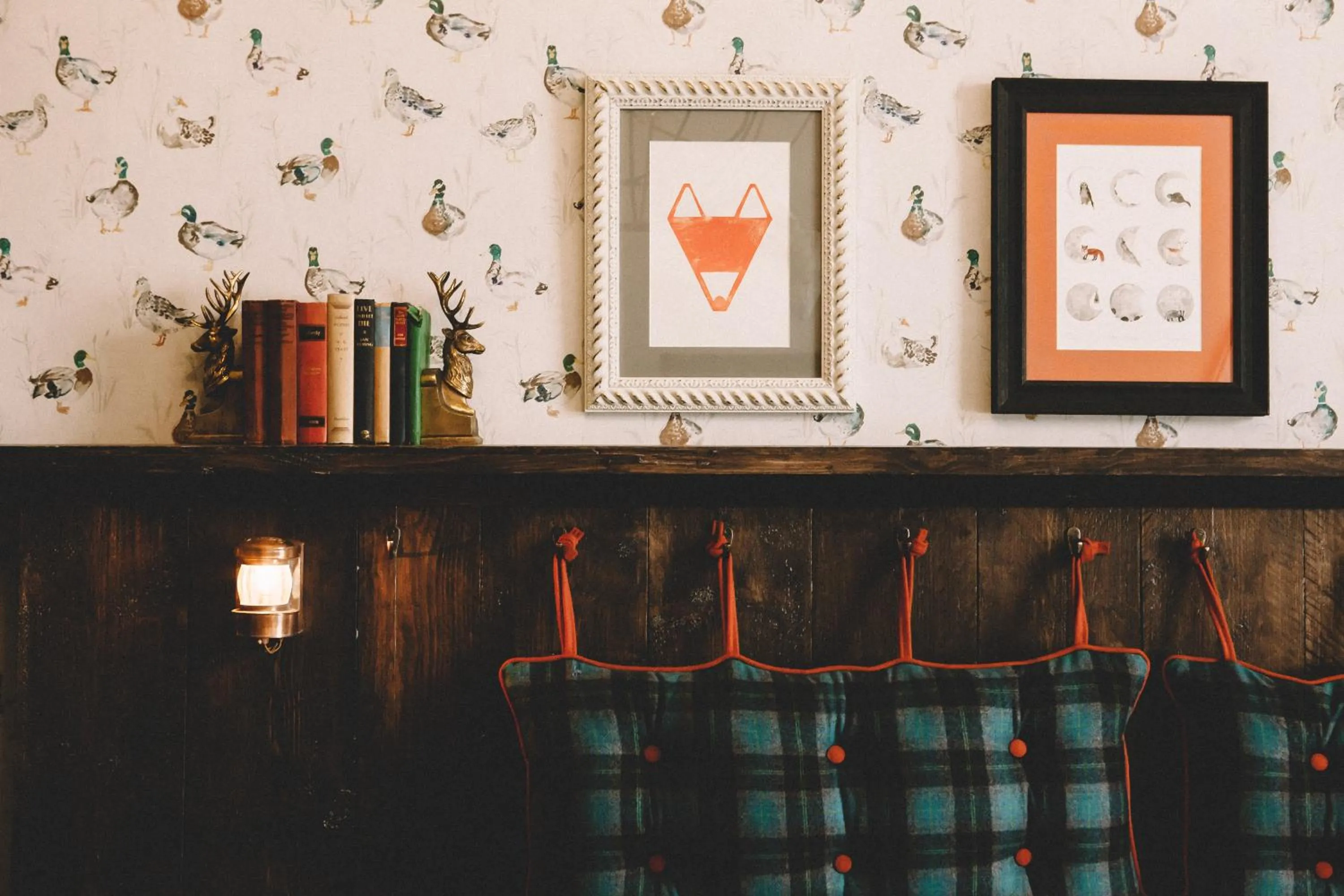 Decorative detail in The Stag at Stow