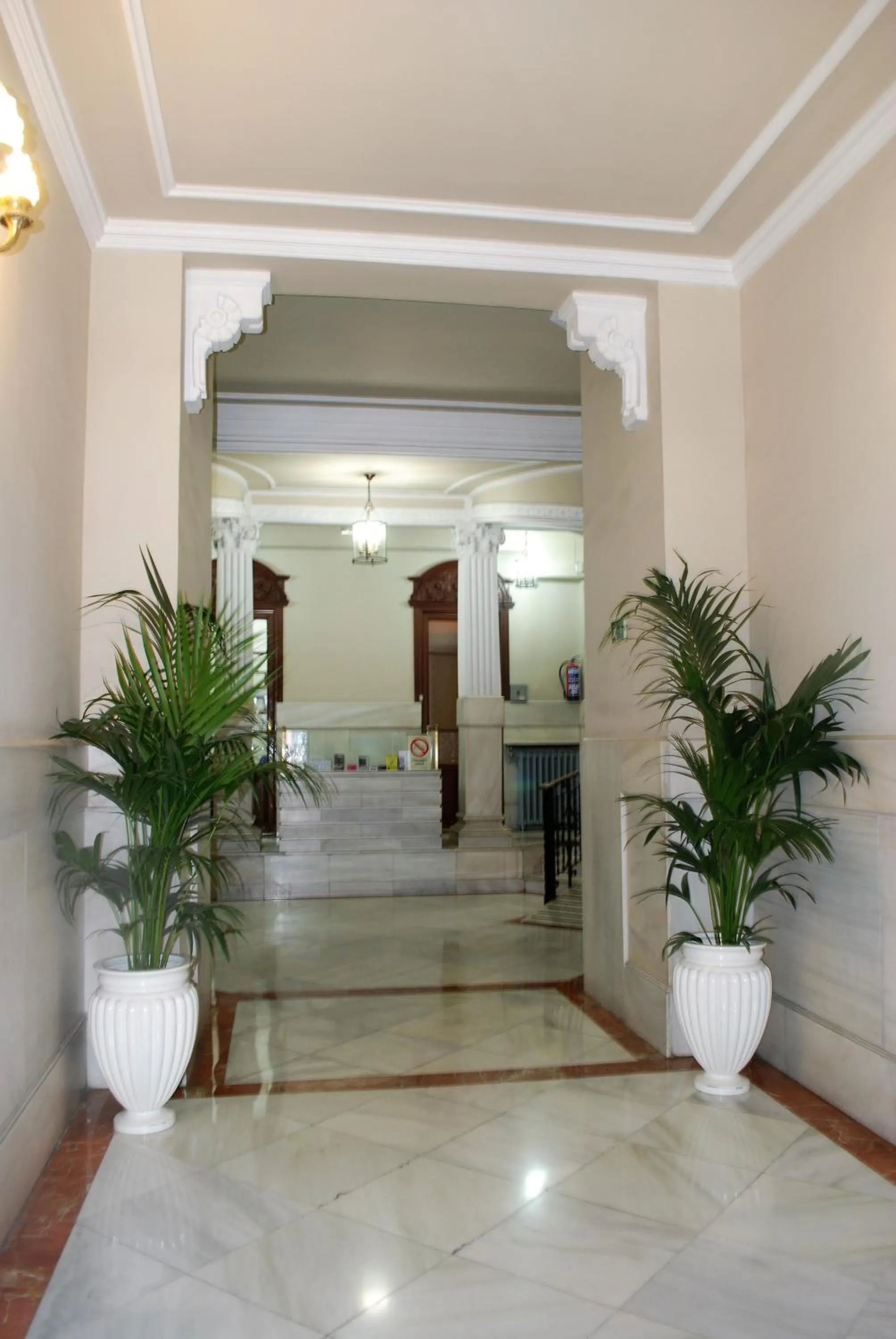 Decorative detail in Hostal Galaico