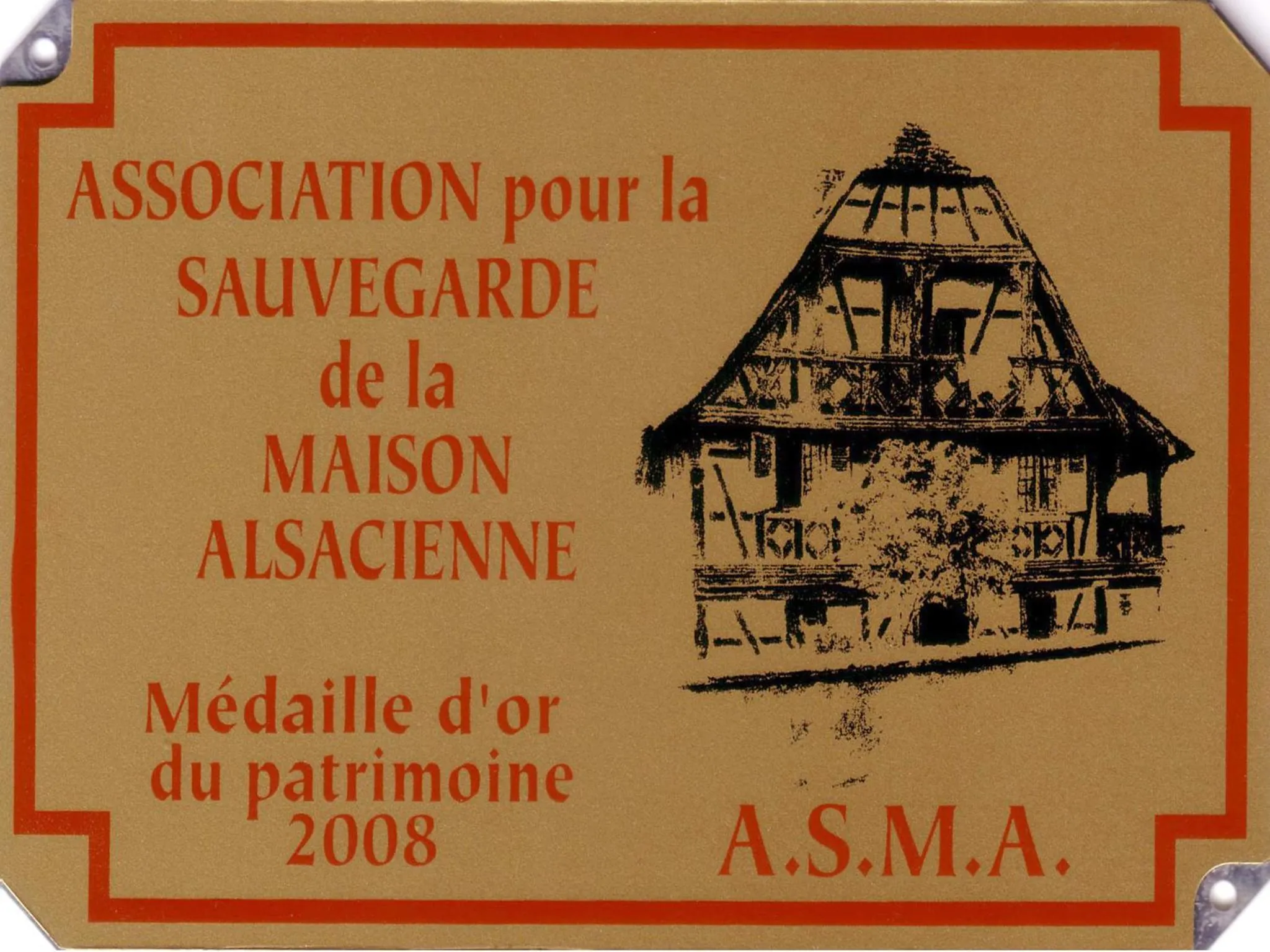 Certificate/Award in La Cour des Amis