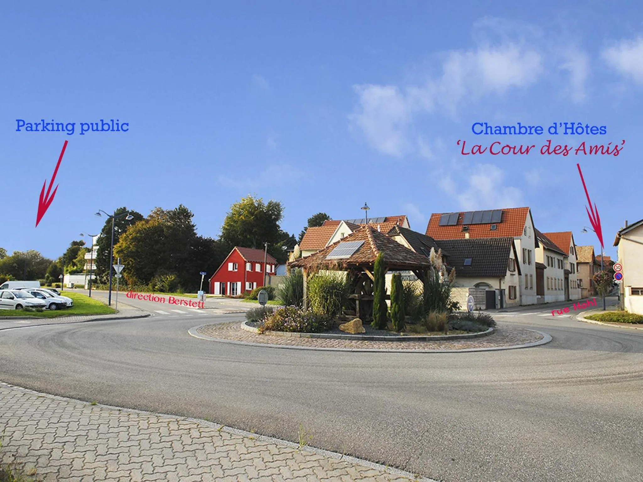 Property building in La Cour des Amis