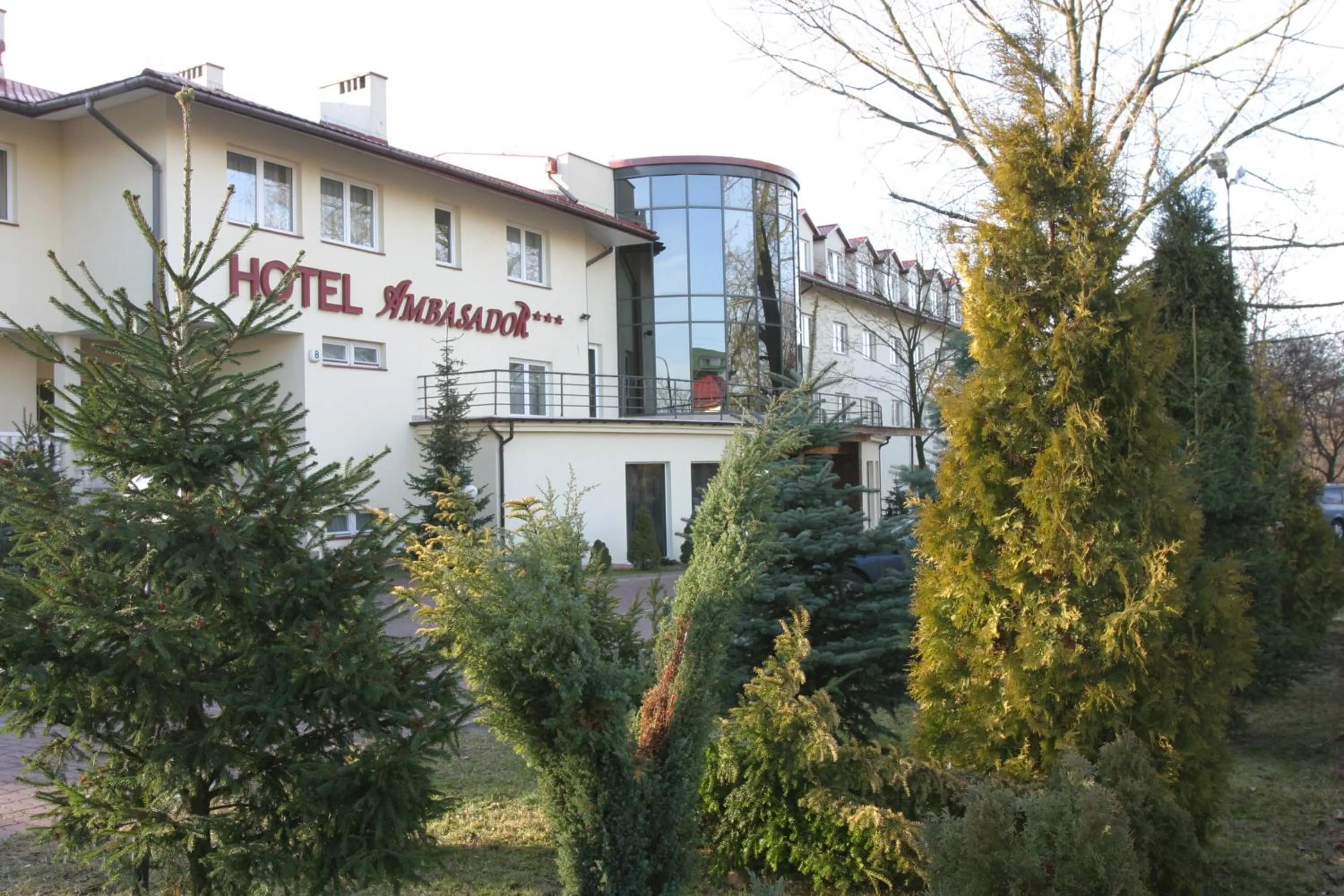 Property building in Hotel Ambasador Chojny
