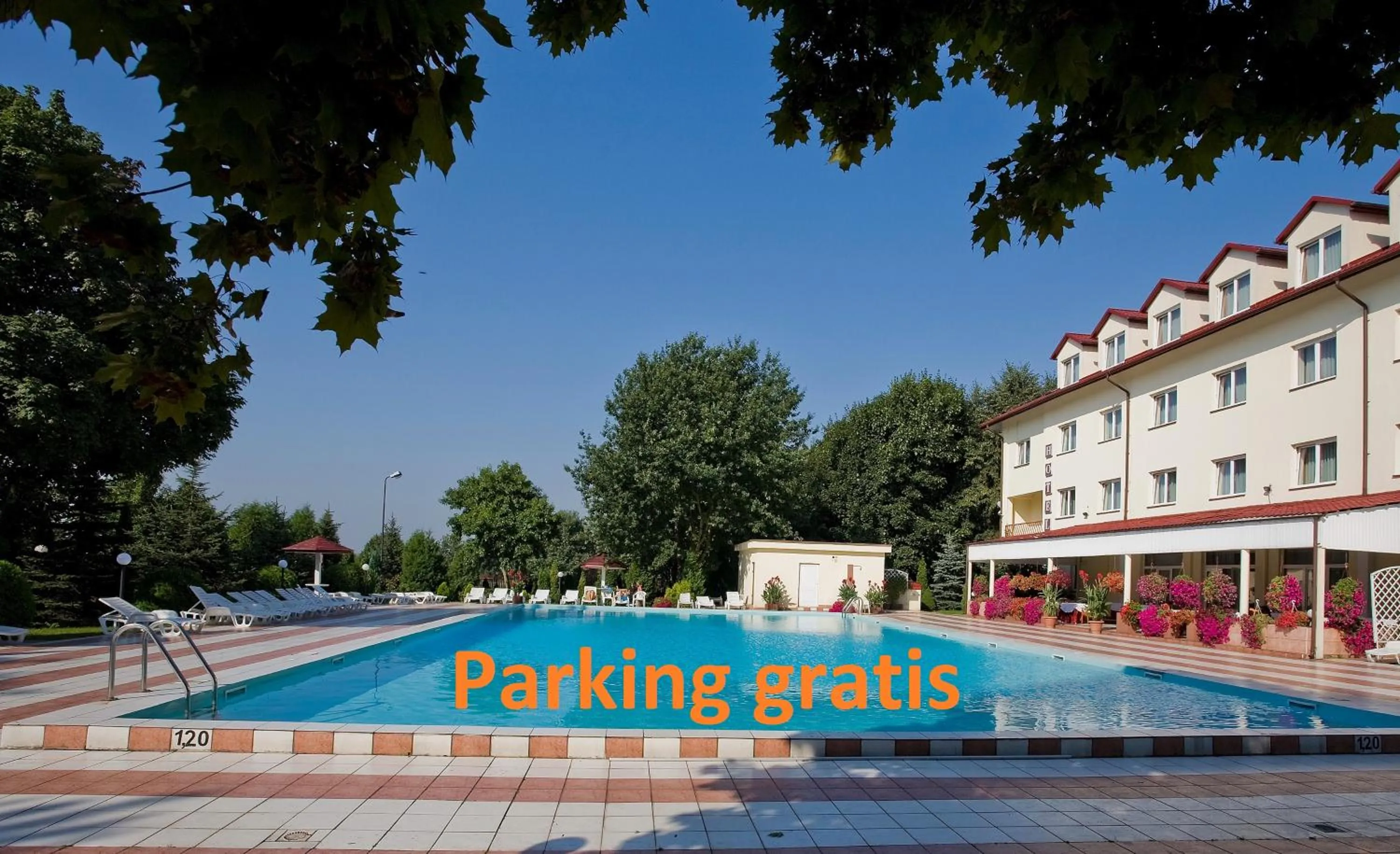 Swimming pool in Hotel Ambasador Chojny