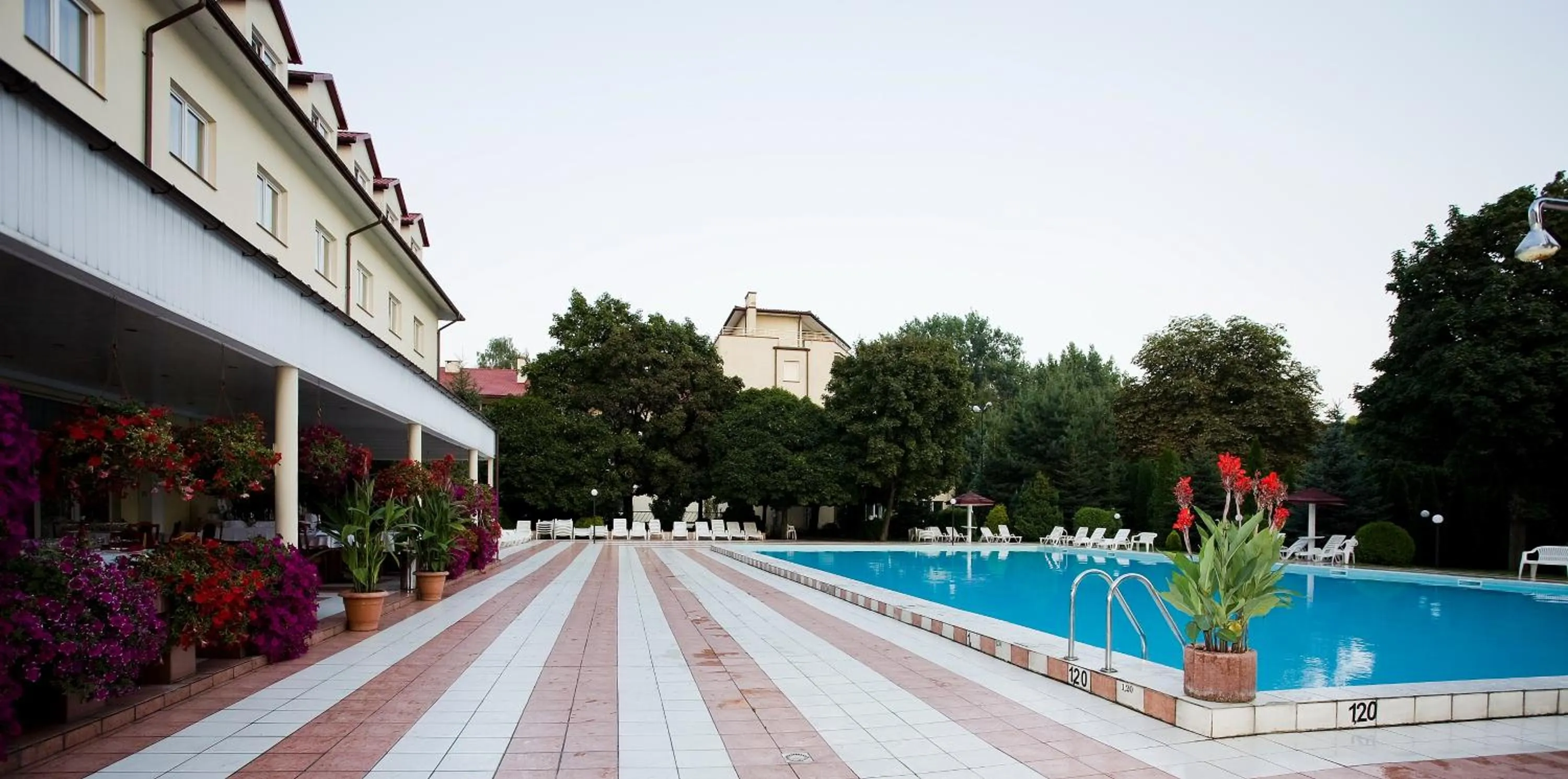 Swimming pool in Hotel Ambasador Chojny