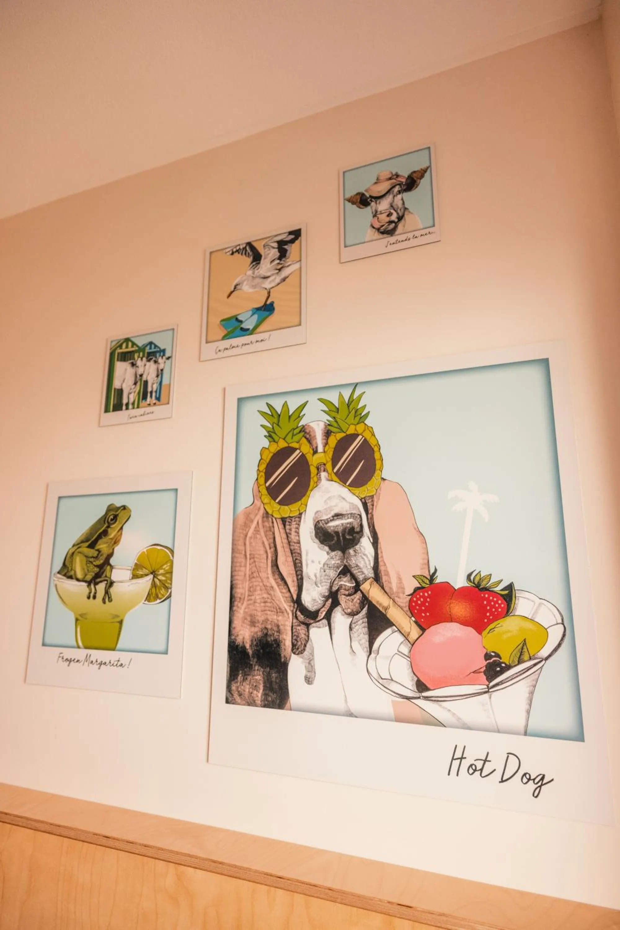 Decorative detail in ibis Styles Deauville Villers Plage